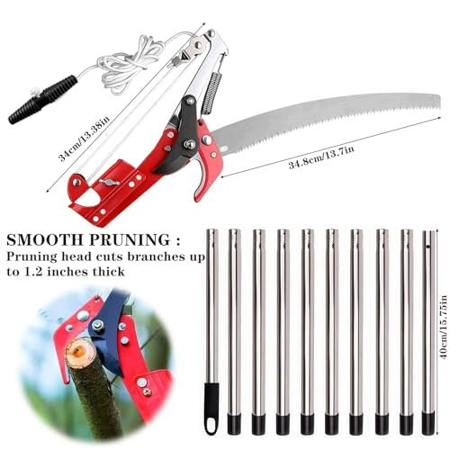 2IN1 TELESCOPIC PRUNER BRANCH SAW STAINLESS STEEL FOR GARDENER Manufacturer code SWC5908151670095