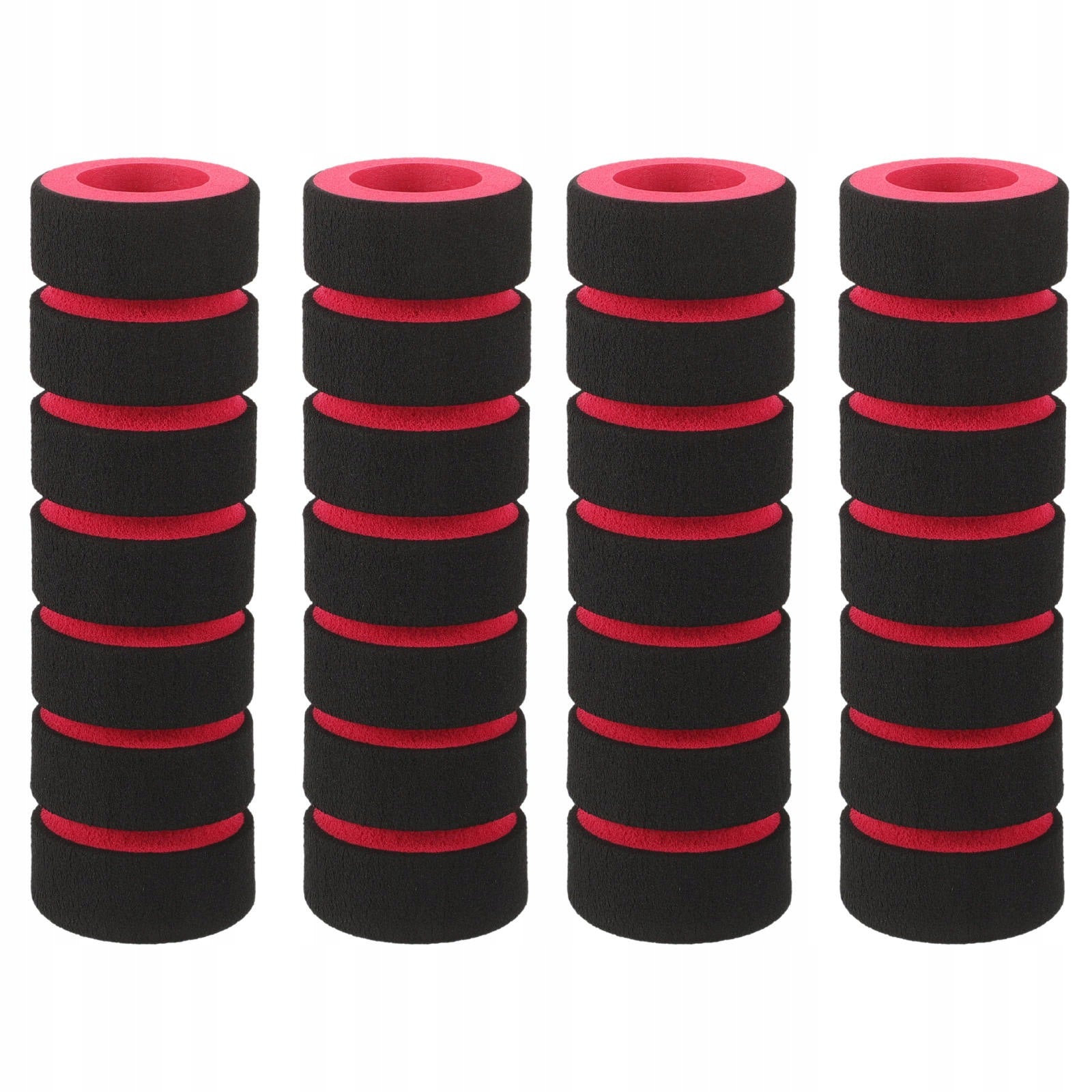 2PAIRS RED SPONGE KAYAK PADDLE GRIPS BREATHABLE ANTI-SLIP HANDLE COVERS Brand no brand