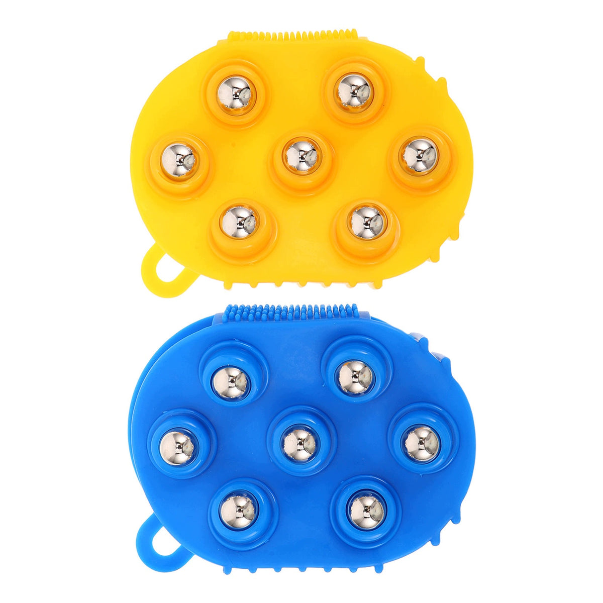 2PCS 360-DEGREE ROLLER BALL MASSAGE GLOVES FOR NECK SHOULDER BODY