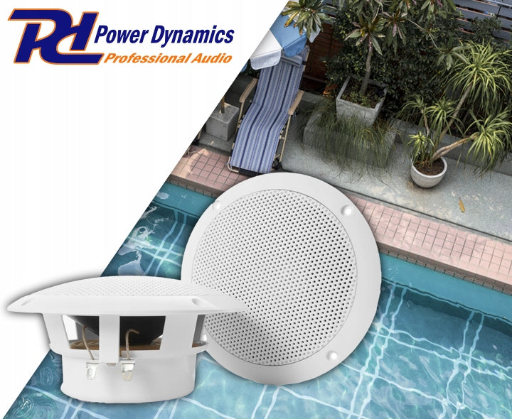 2PCS 4" 50W PD WATERPROOF CEILING Speakers Packaging status original