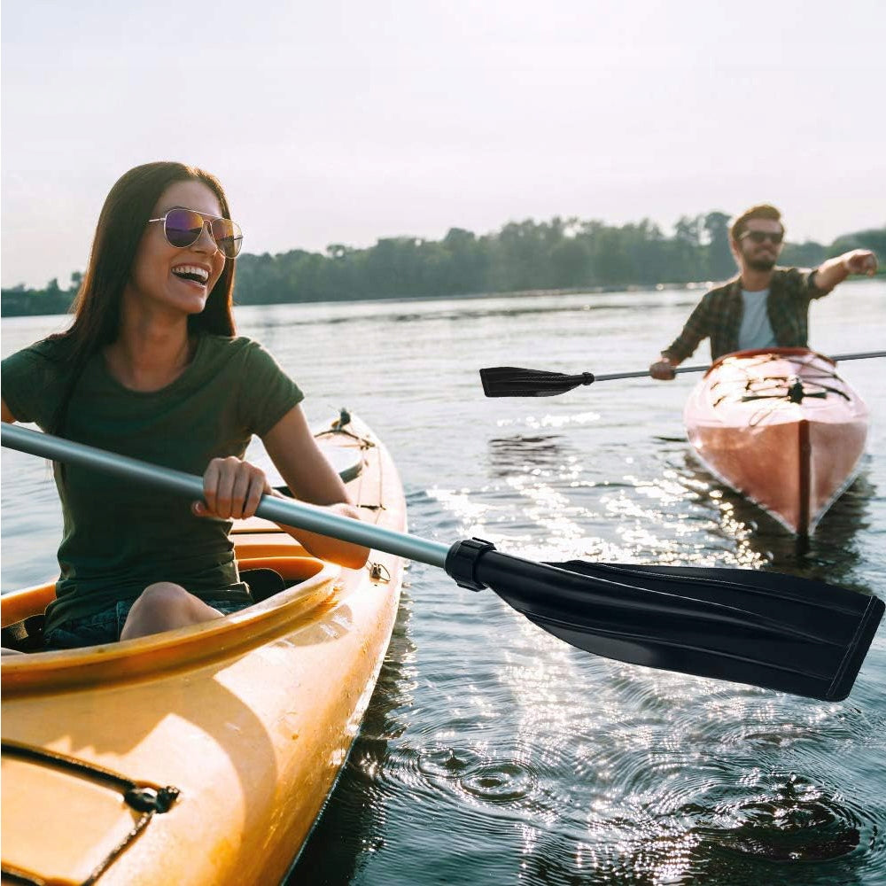 2PCS ALUMINUM PADDLE FOR KAYAK BOAT PONTOON TOURIST KAYAK SIMPLE Model WIOSŁO TURYSTYCZNE afaf