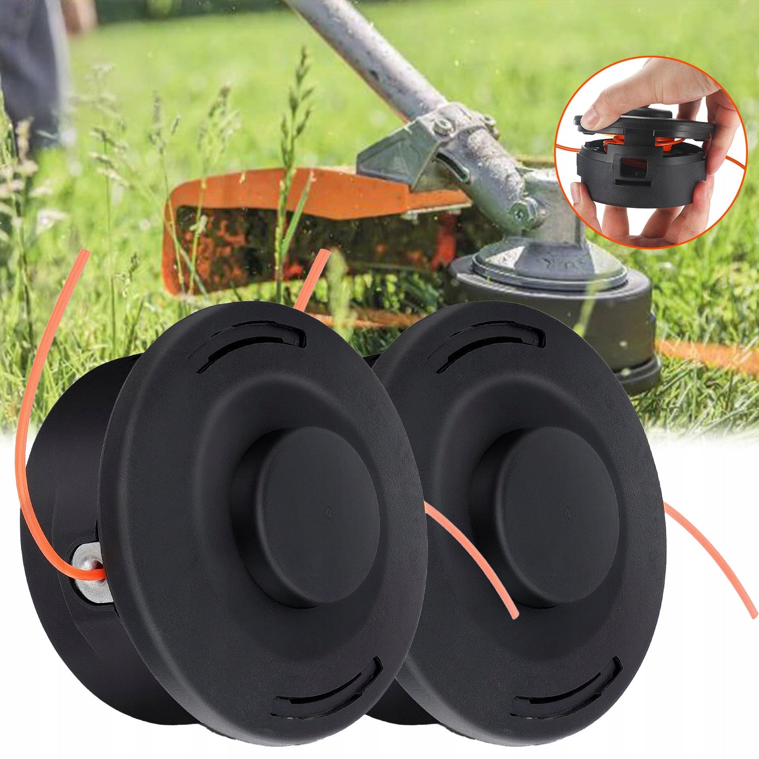 2PCS AutoCut 25-2 FISHING LINE HEAD FOR STIHL FS55 FS75 FS85 FS120 FS200 Brand no brand
