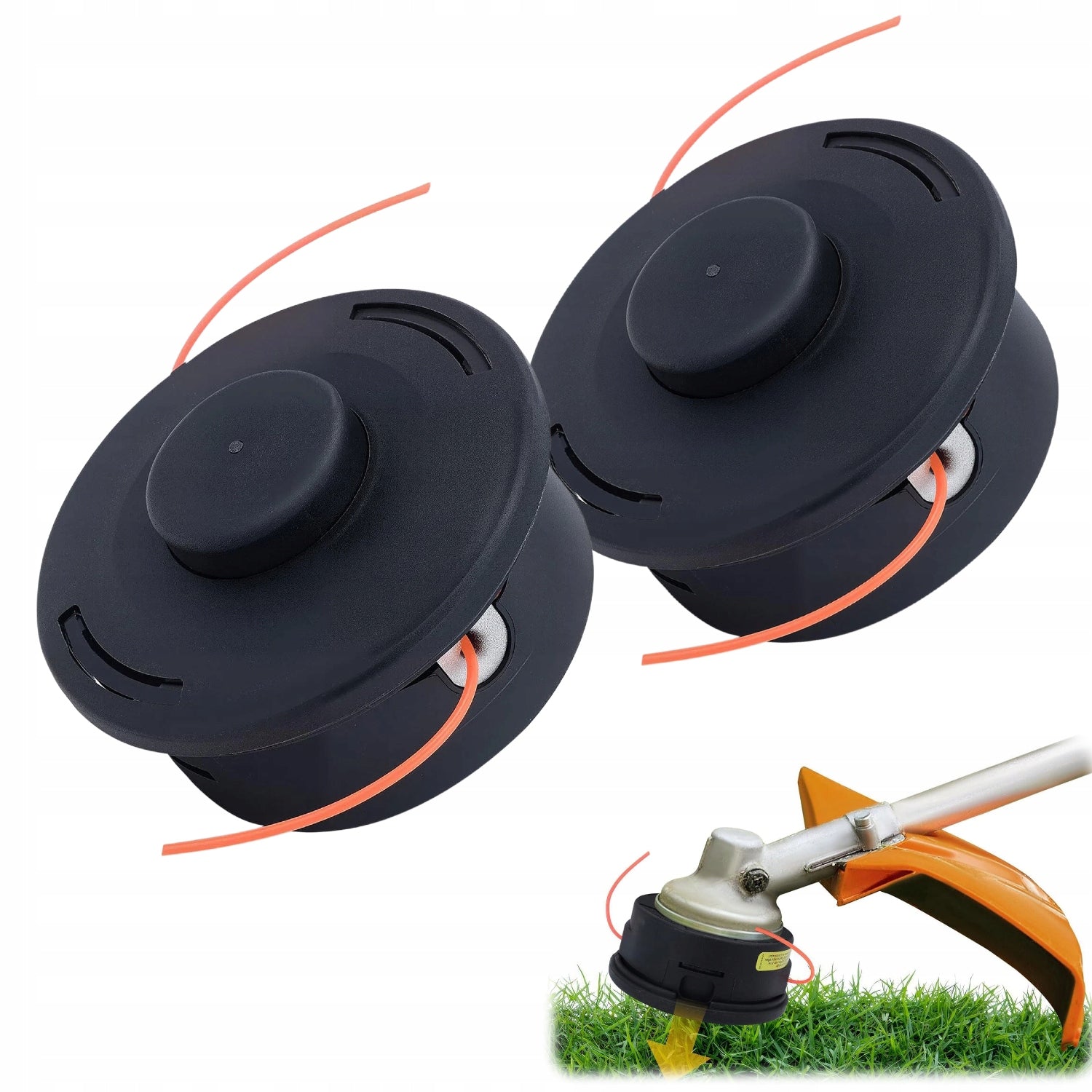 2PCS AutoCut 25-2 FISHING LINE HEAD FOR STIHL FS55 FS75 FS85 FS120 FS200