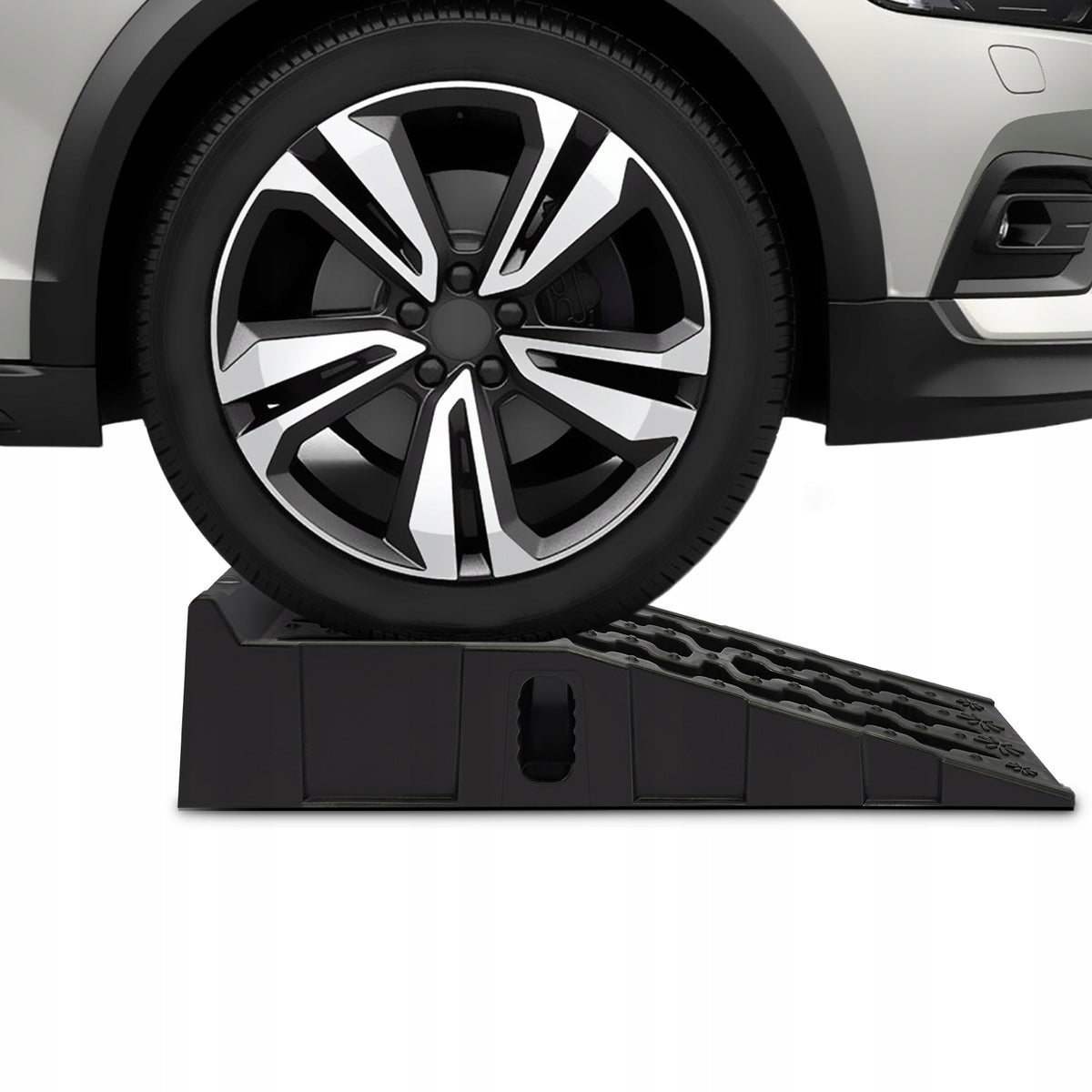 2PCS CAR DRIVEWAY RAMPS 7 TONS RAMP