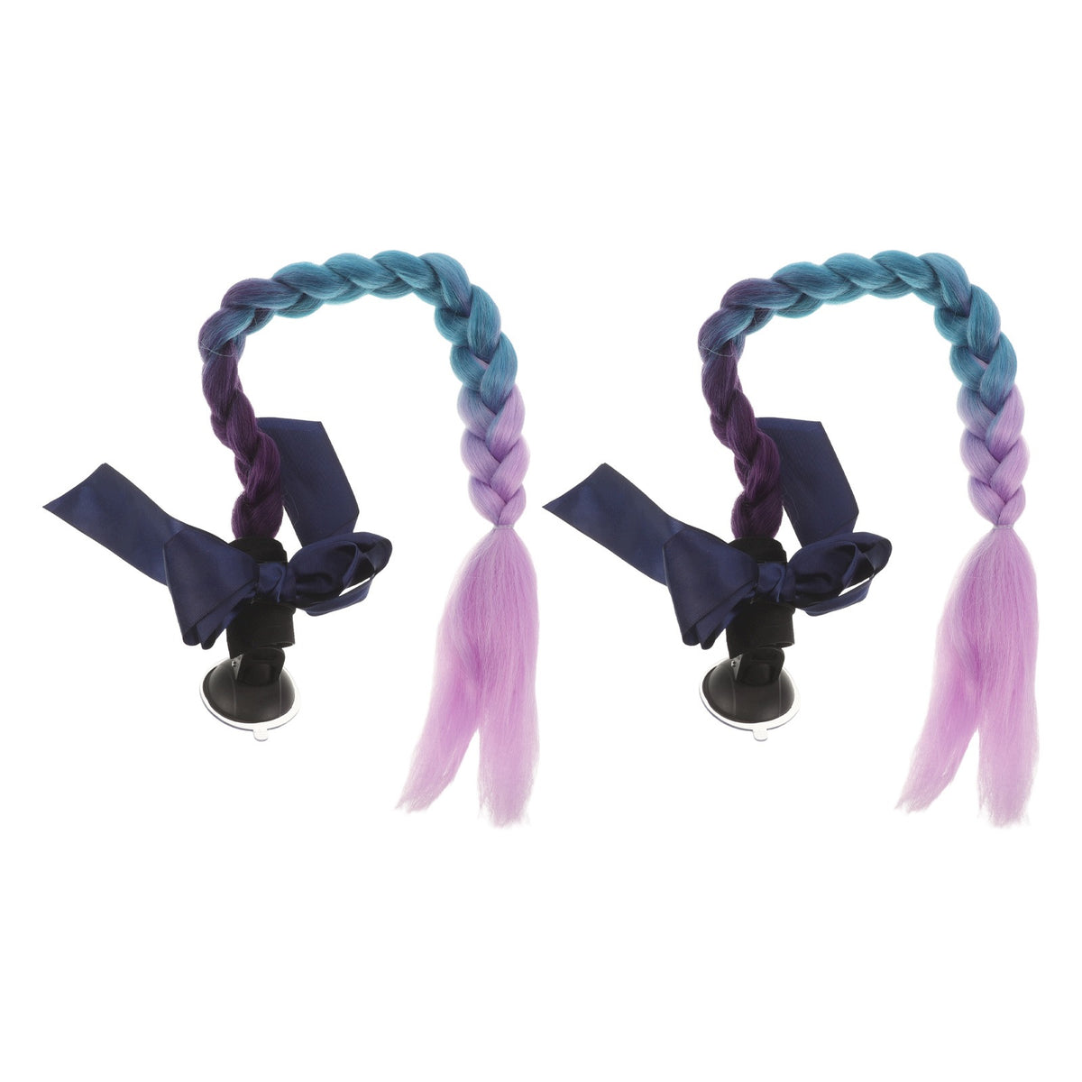 2PCS COLORFUL TRIPLE BRAIDED HELMET PONYTAIL ACCESSORIES FOR MOTORCYCLE Customs tariff code 65061080
