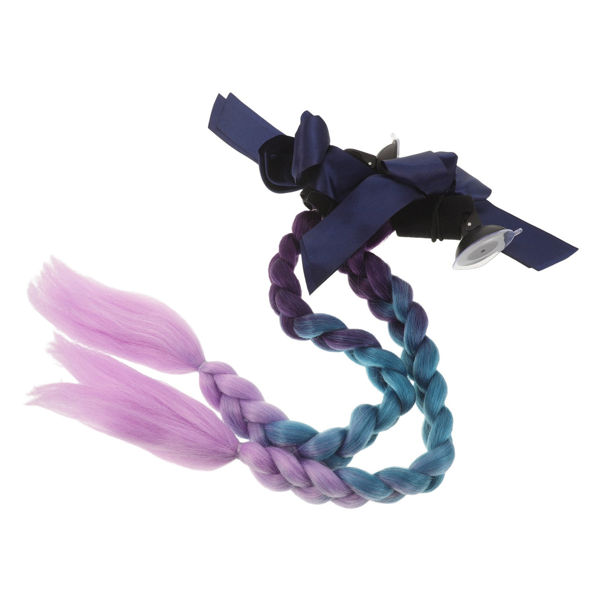2PCS COLORFUL TRIPLE BRAIDED HELMET PONYTAIL ACCESSORIES FOR MOTORCYCLE Manufacturer no brand