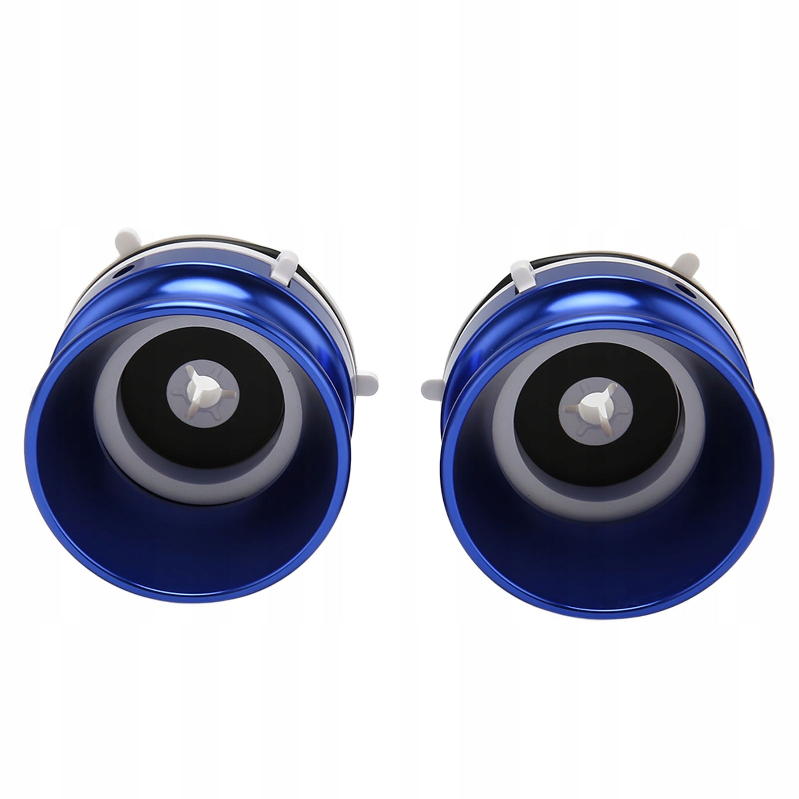 2PCS HUB NAB ADAPTERS FOR STUDER REVOX POLISHED ALUMINUM 10 9C