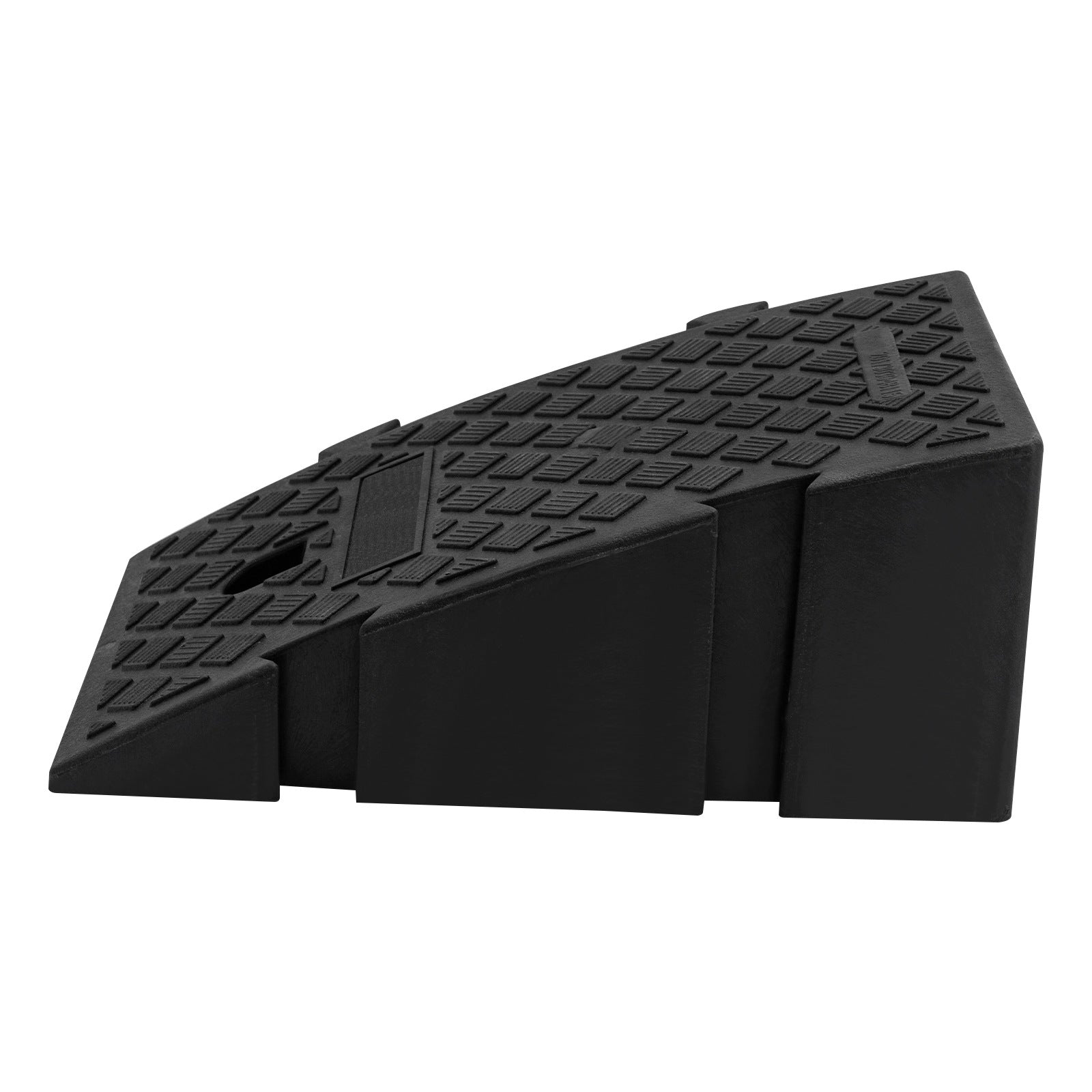 2PCS PORTABLE NON-SLIP PLASTIC LOAD RAMP CAR SERVICE RAMPS 25*45*19CM Manufacturer code QCGLUT-000200