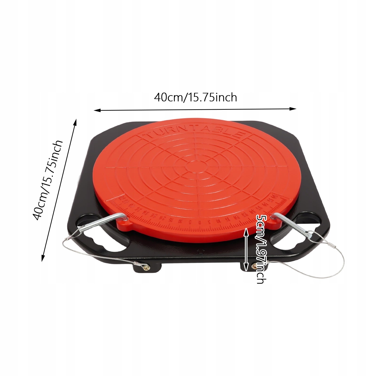 2PCS PROFESSIONAL WHEEL ALIGNMENT TURN PLATES WITH SCALE 3T LOAD CAPACITY Manufacturer code 49QCJLA7