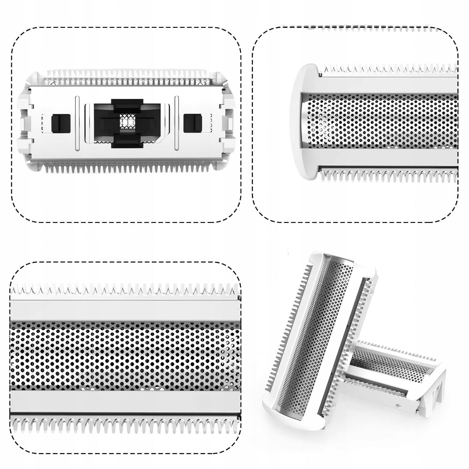 2PCS Shaving head for epilator BRL140/BRL130/BRL136/BRL146 Manufacturer code 1411230369311