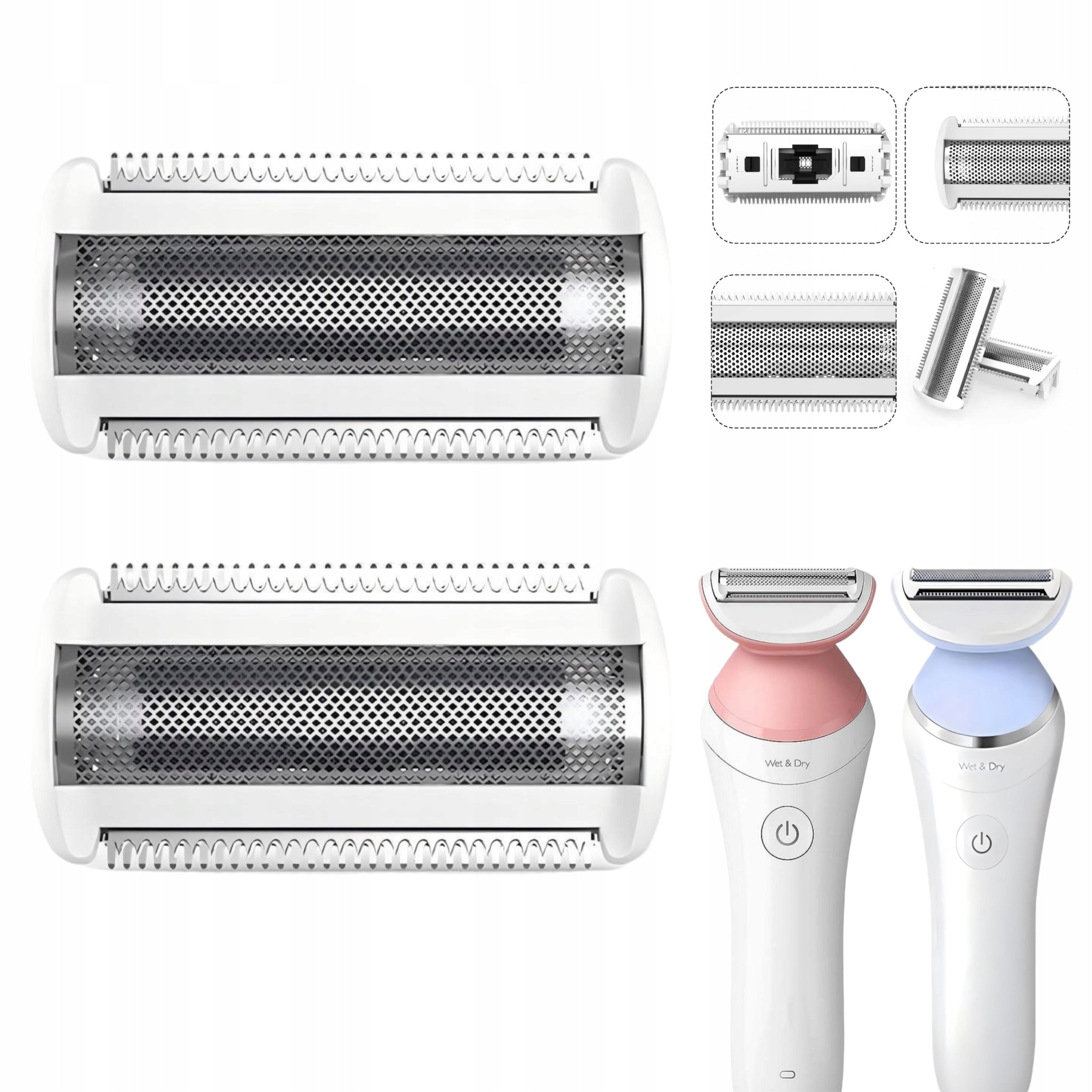 2PCS Shaving head for epilator BRL140/BRL130/BRL136/BRL146