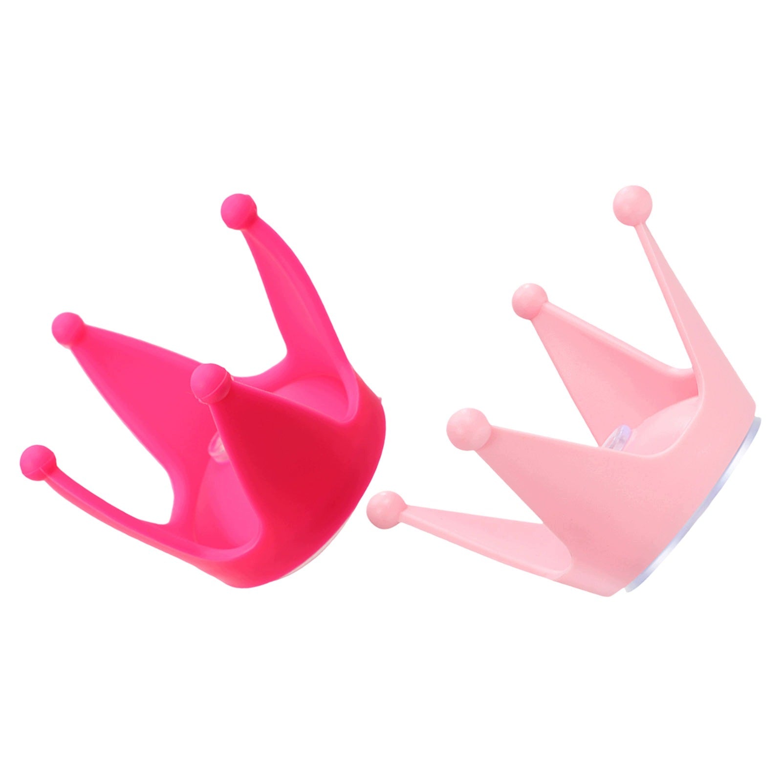 2PCS UNIQUE SUCTION CUP HELMET CROWNS - CUTE MOTORCYCLE & SKI TIARA DECOR