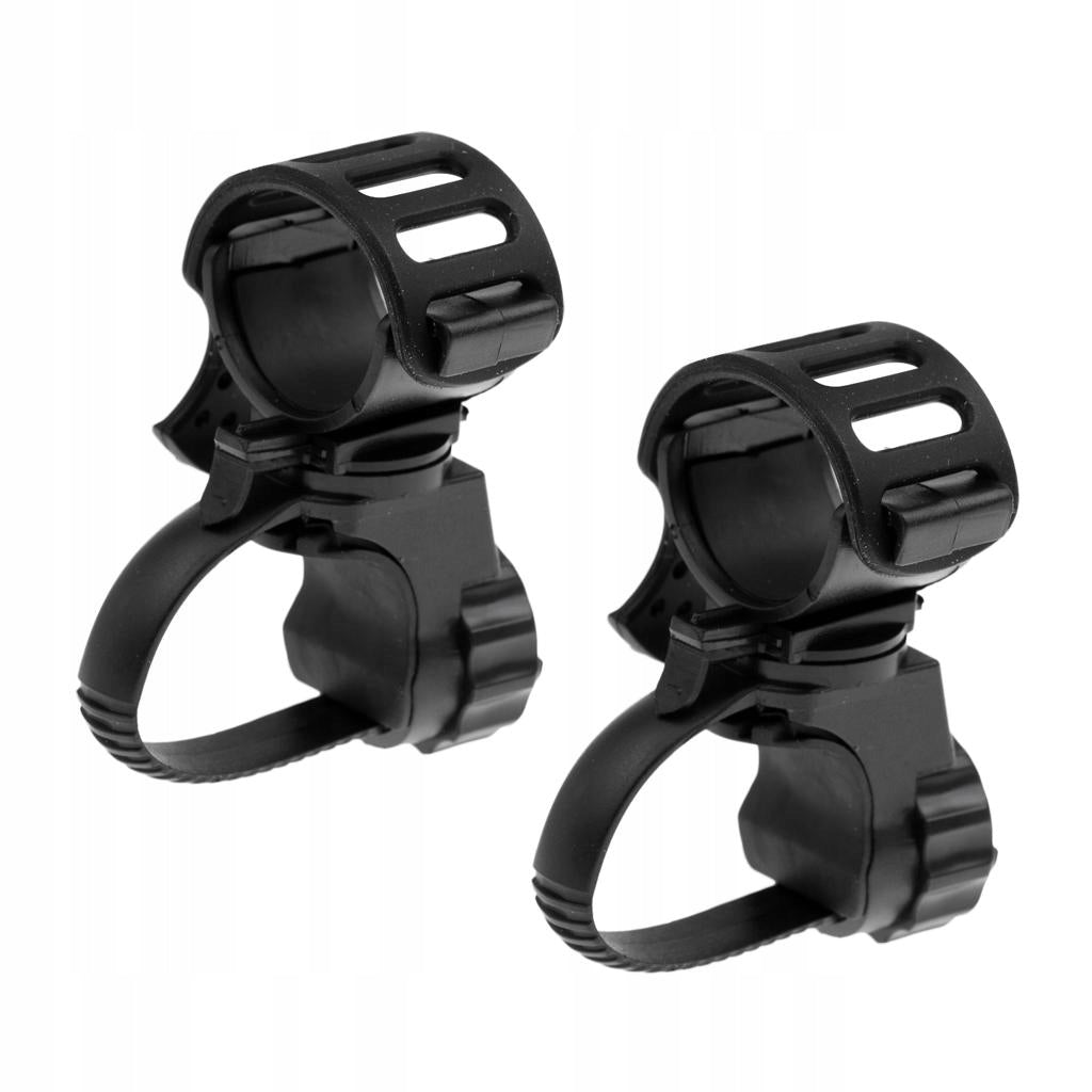 2Pcs Bike Bicycle Cycling Flashlight Mount Clip Torch Grip Bracket Holder Brand no brand