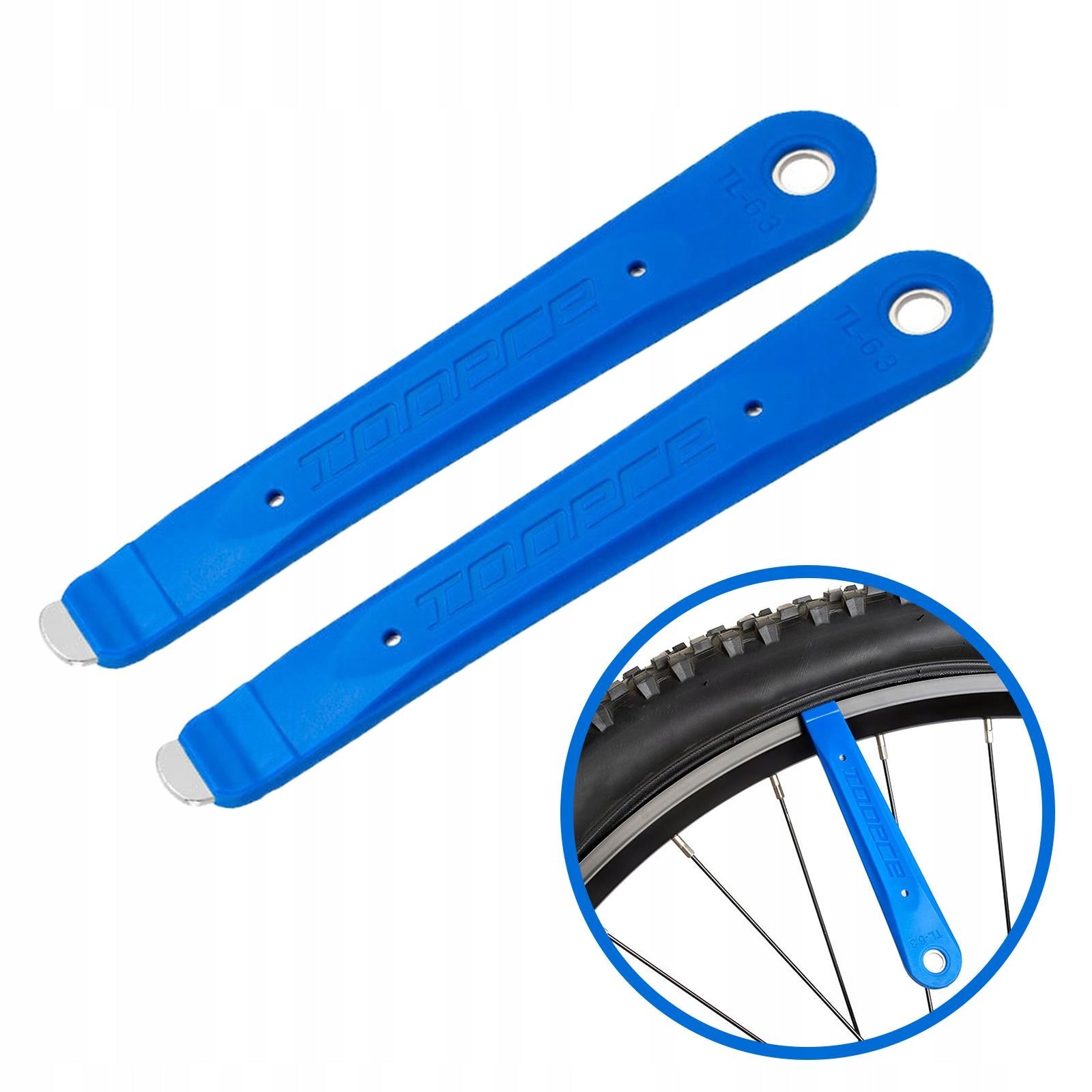 2Pcs Bike Tire Tyre Lever, Cycling Repair Tool, Model Przenośne narzędzie do wymiany łyżek do usuwania