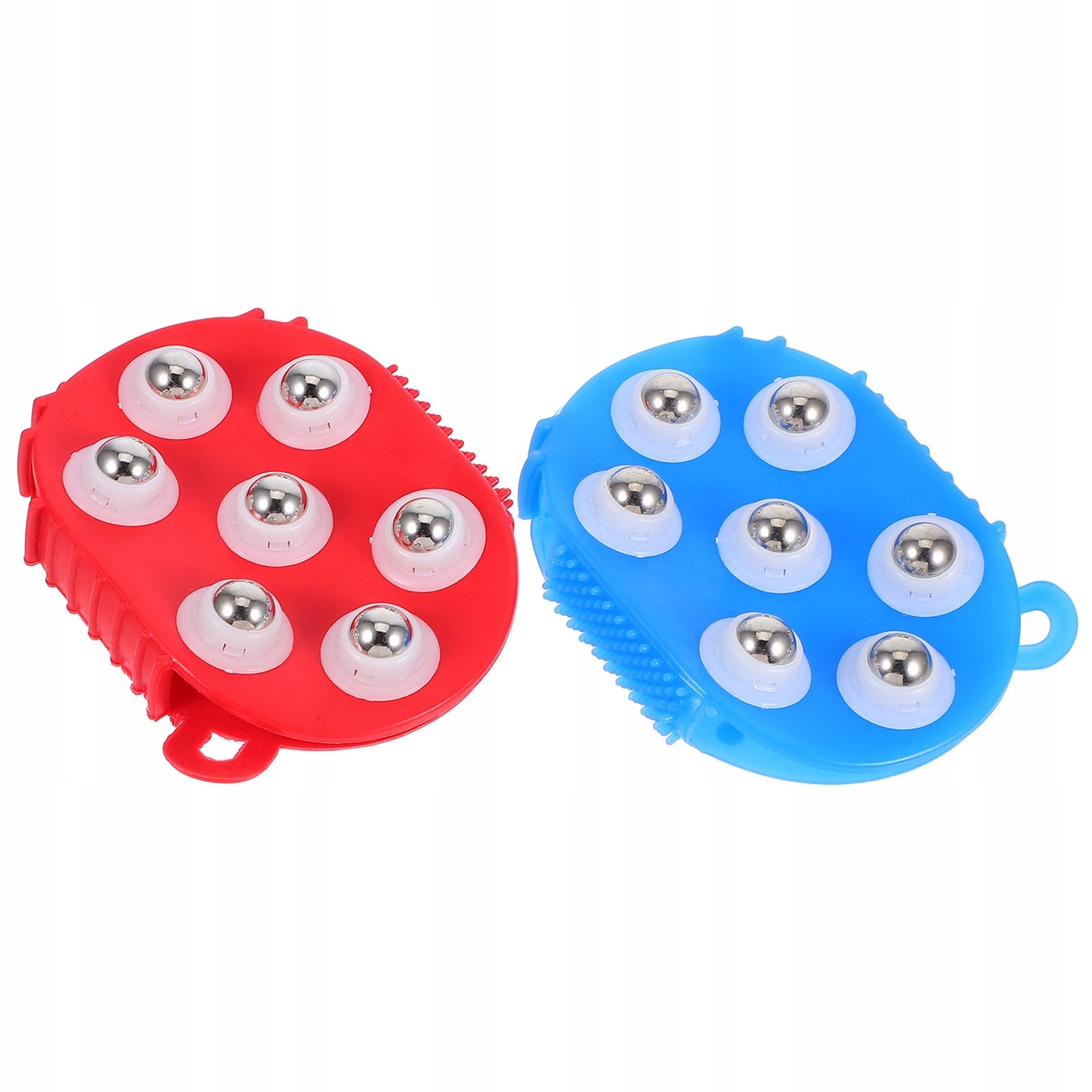 2Pcs Handheld Steel Bead Roller Massagers for Shower and Bath Use Brand no brand