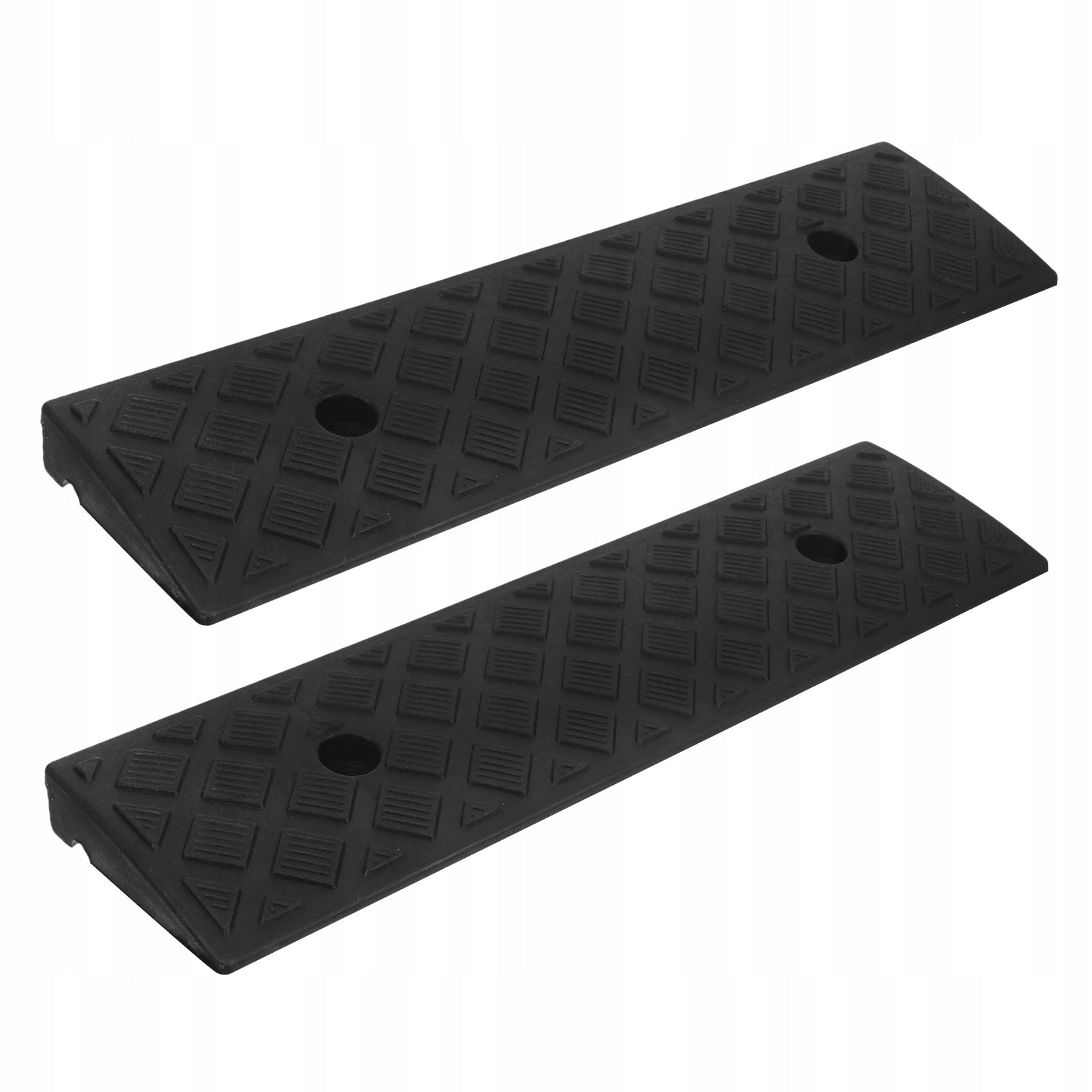 2Pcs Heavy Duty Black Rubber Car Ramps for Driveway and Vehicle Loading Manufacturer code 19324368