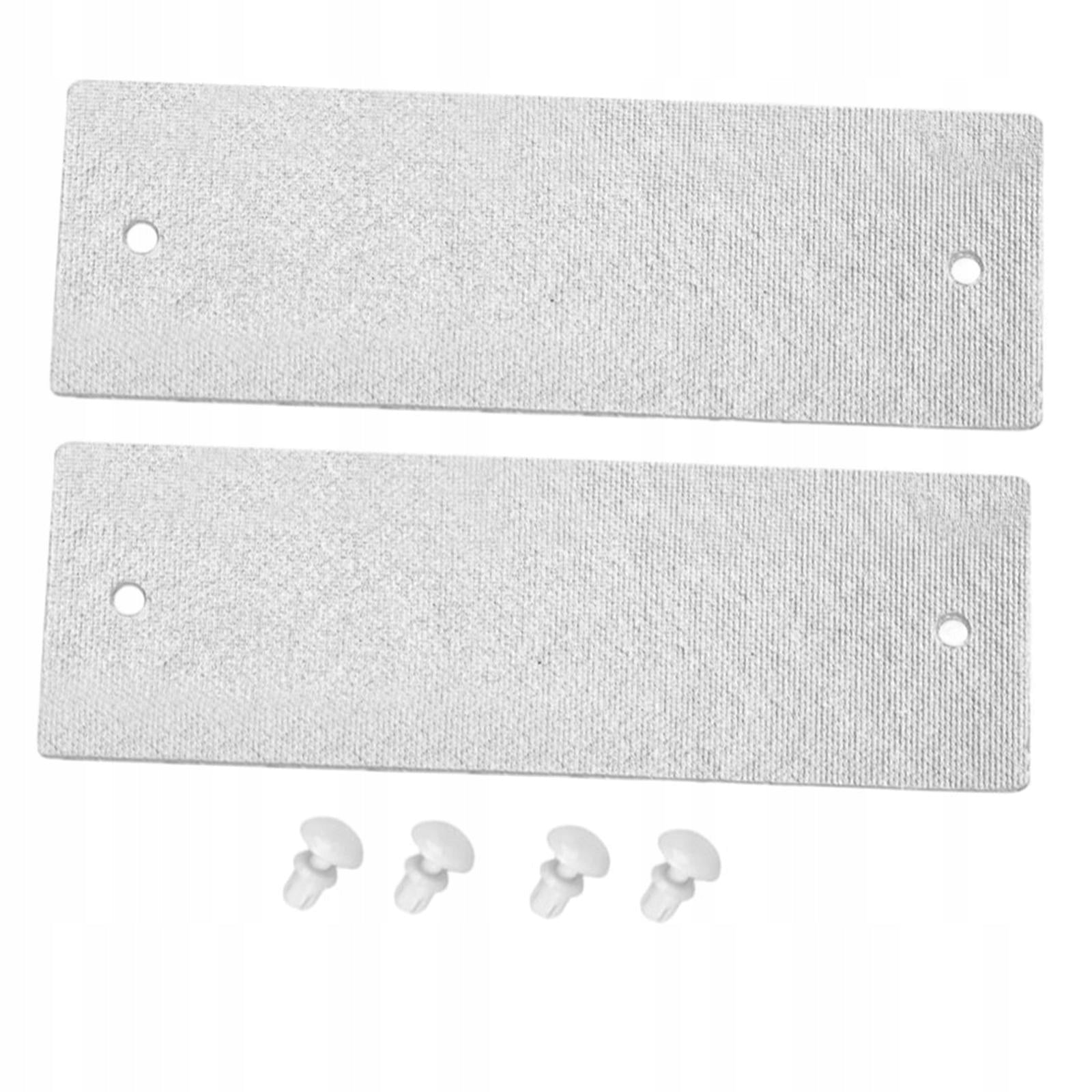 2Pcs Oven Waveguide Covers Equipment Replaces Component W10120230 Mica Packaging status original