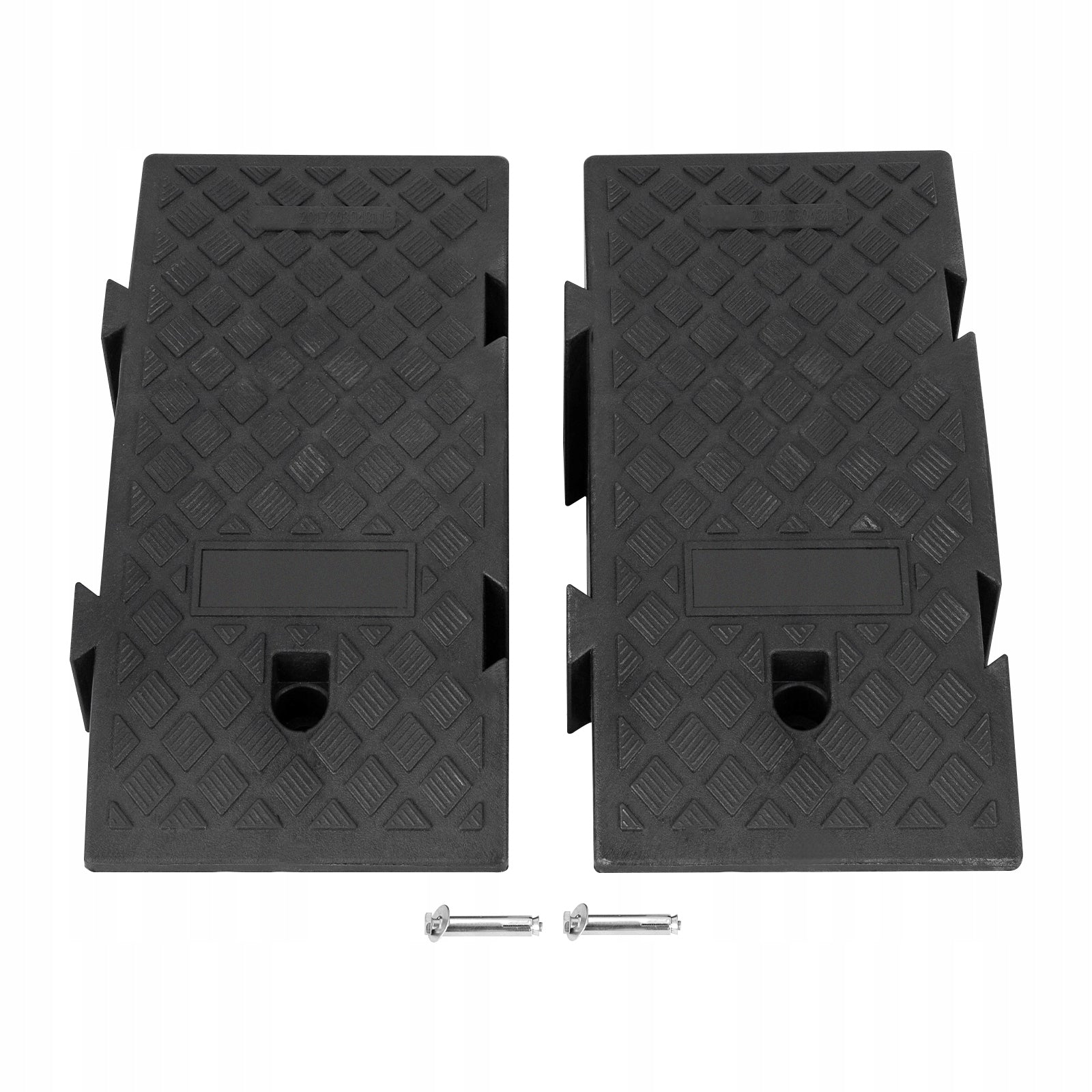 2Pcs Portable Non-Slip Plastic Load Ramp,Car Service Ramps