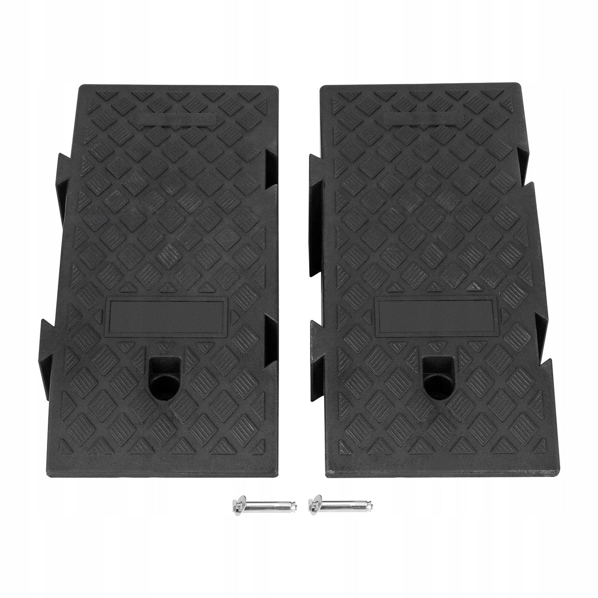 2Pcs Portable Non-Slip Plastic Load Ramp,Car Service Ramps