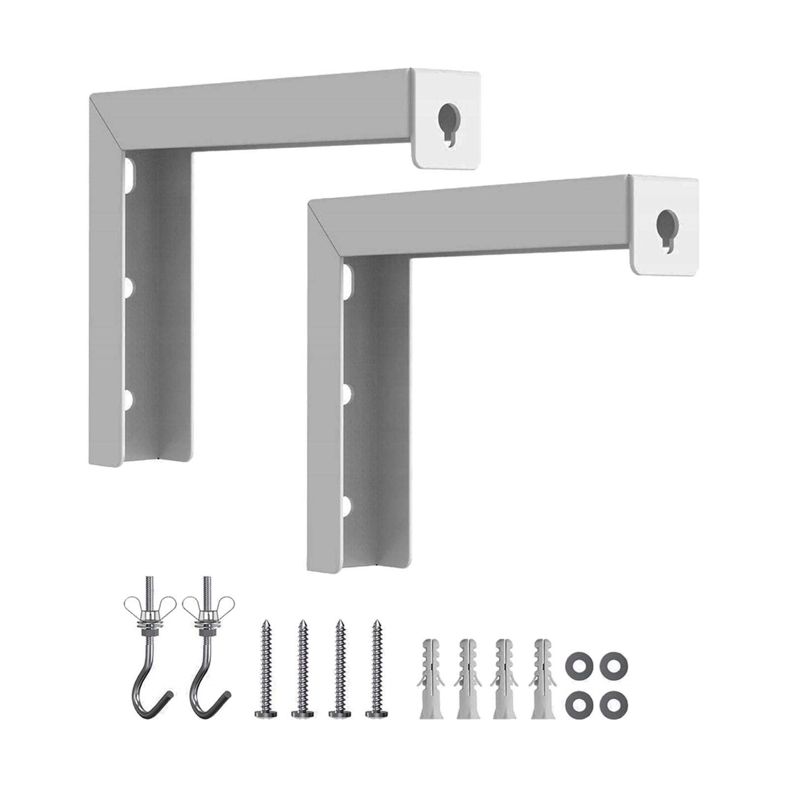 2Pcs Projector Curtain Wall Mount Bracket Sturdy Home L Bracket for Packaging status original