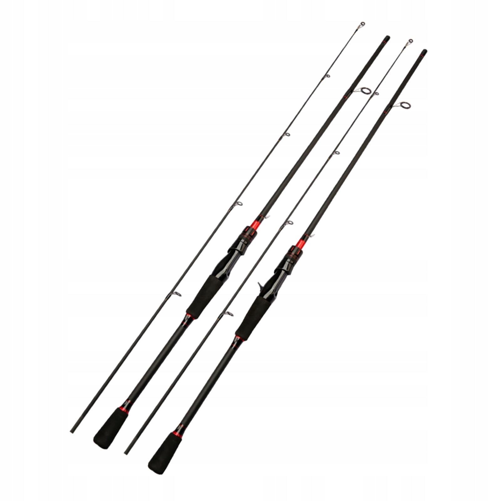 2Pcs Travel Fishing Rod Lure Rod Medium Light Ml Casting Rod Fishing 2.1m Brand no brand