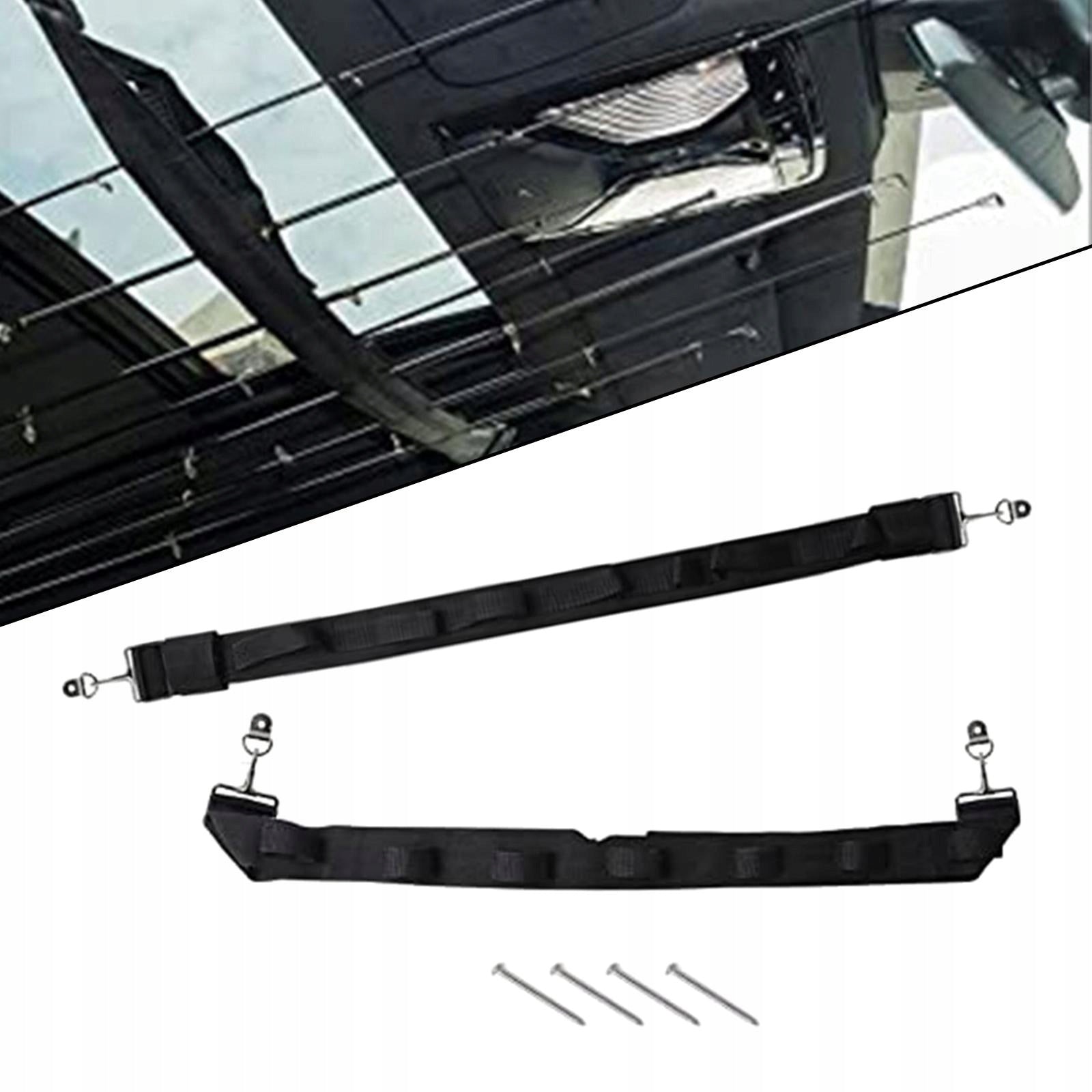 2Pcs Vehicle Fishing Rod Holder Belt Car Fishing Pole Carrier Adjustable Manufacturer code Does not apply
