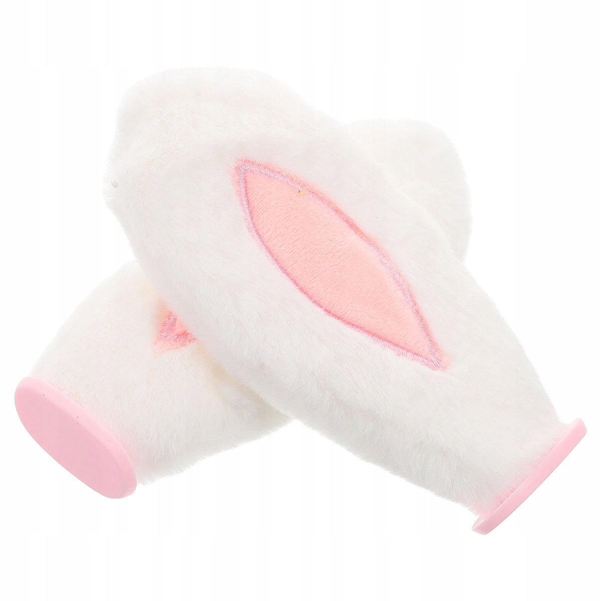 2Szt Kask Z Dekoracją Różowe Pluszowe Królicze Uszy Color pink
