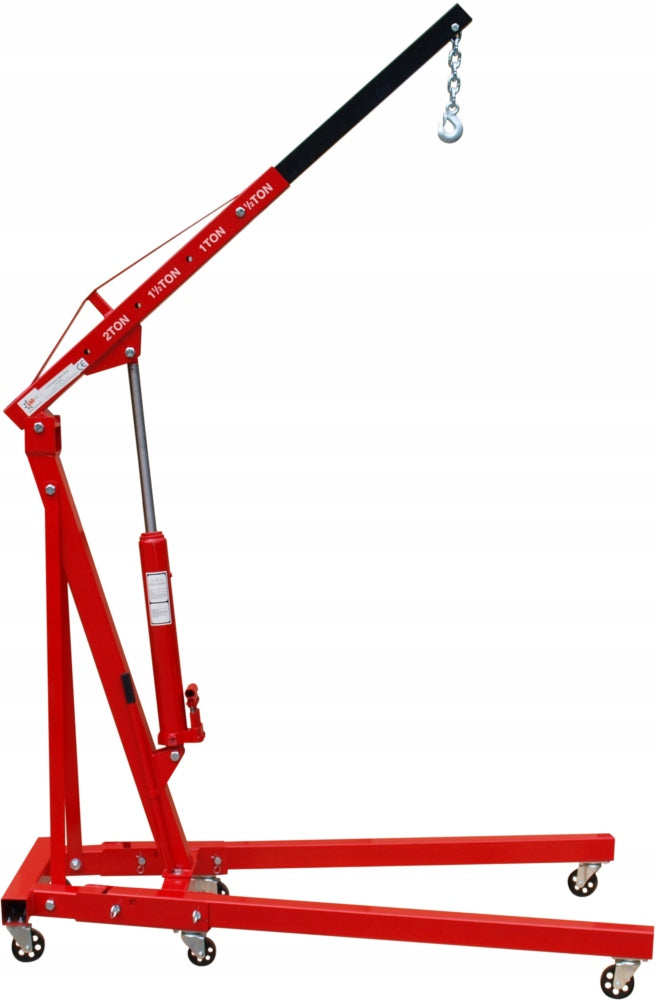 2T WORKSHOP CRANE + BALANCER WITH HOOKS - POWERFUL FAST 2 X PUMP Product weight with unit packaging 95 kg