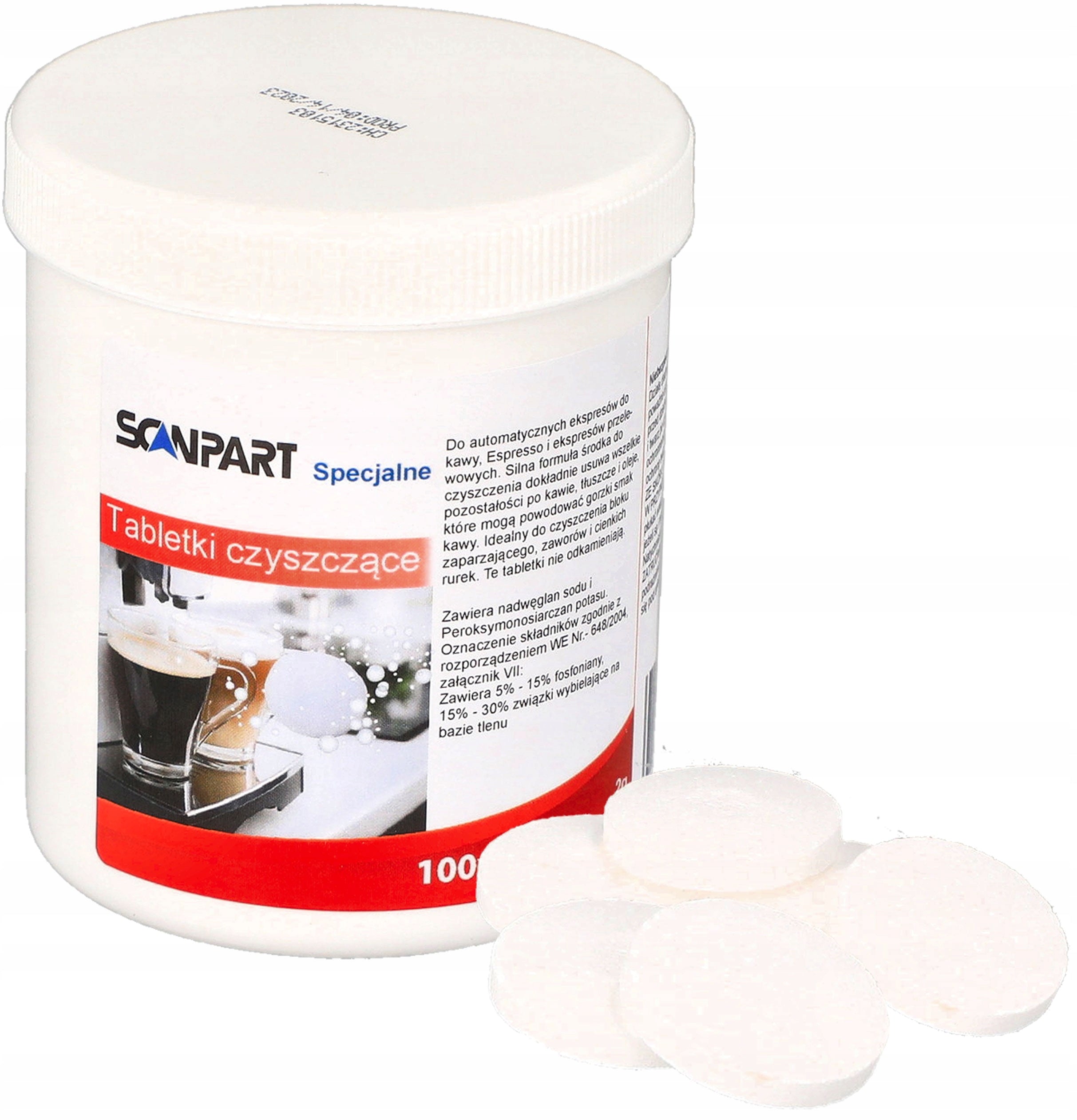 2X 2x Cleaning tablets for professional coffee machines Scanpart 100 s Brand Scanpart