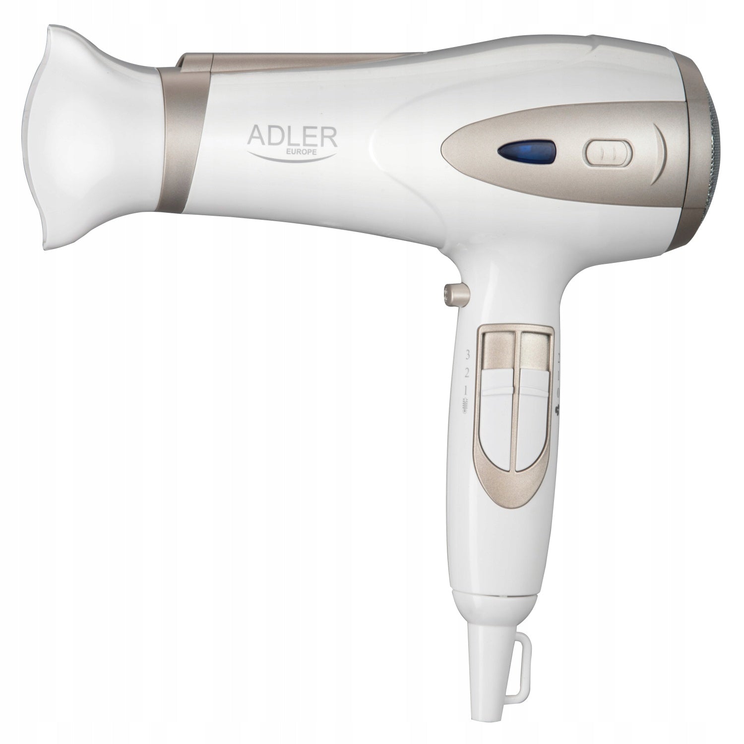 2X ADLER AD2248 white champagne | dryer | 2200W * ION * diffuser * WHITE