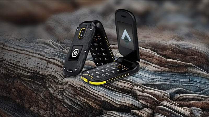 2X AMPLIFIED MOBILE PHONE HAMMER BOW LTE 4G WITH VoLTE FLAP Built-in memory 128 MB