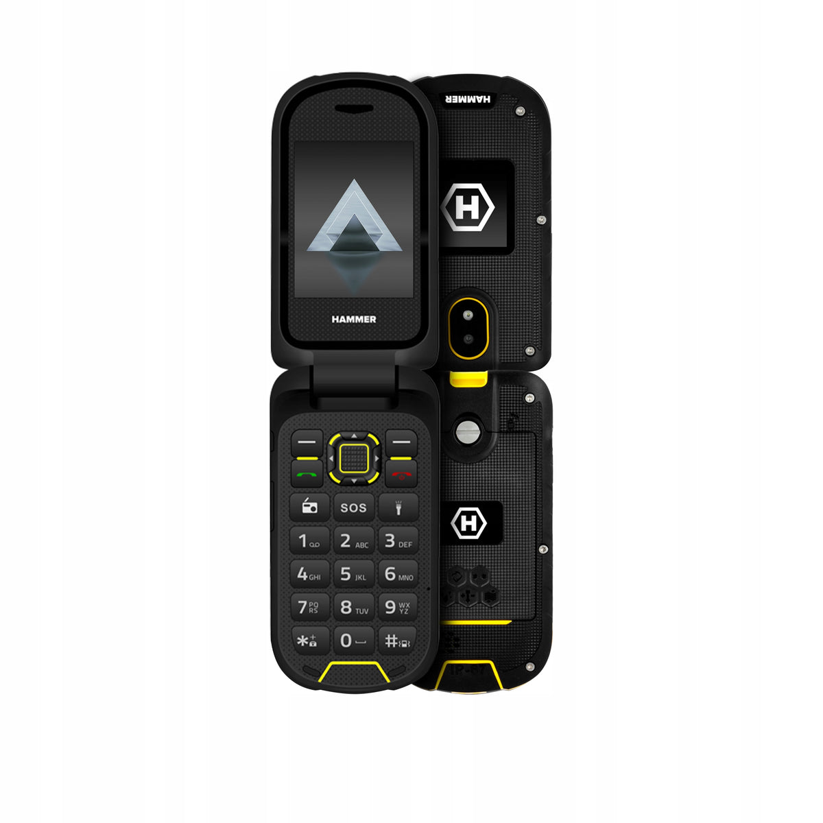 2X AMPLIFIED MOBILE PHONE HAMMER BOW LTE 4G WITH VoLTE FLAP