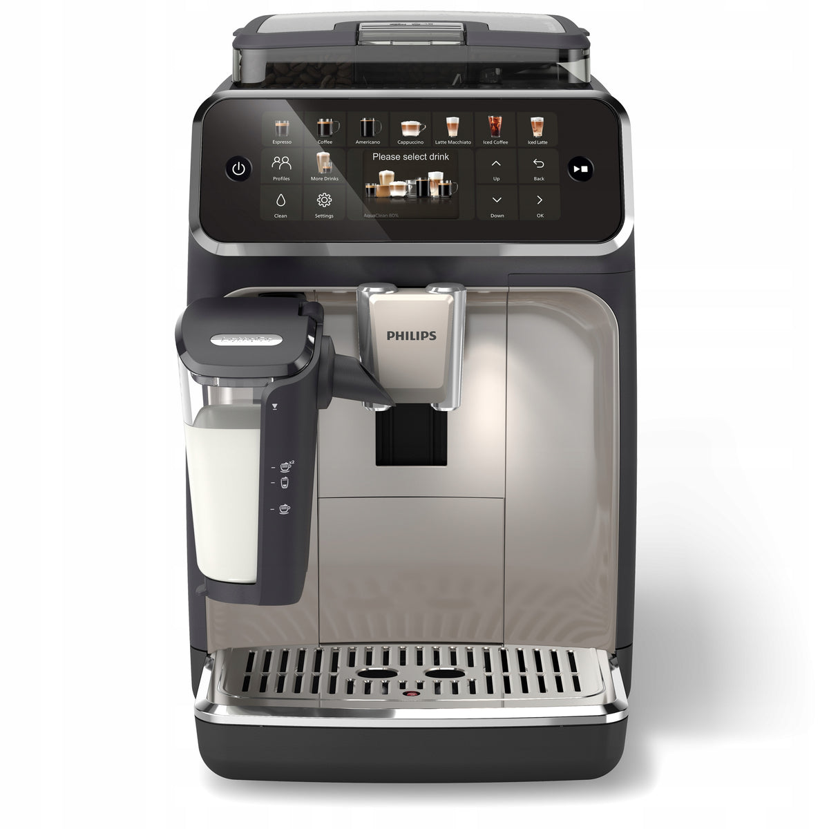 2X AUTOMATIC MACHINE PHILIPS LatteGo EP5547/90 AquaClean Model LatteGo EP5547/90