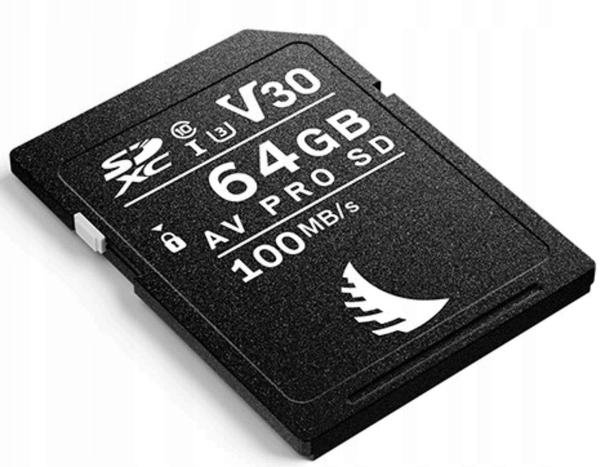 2X Angelbird SD Card 64GB AV PRO SDXC MK2 V30 100MB/s Card capacity 64 GB