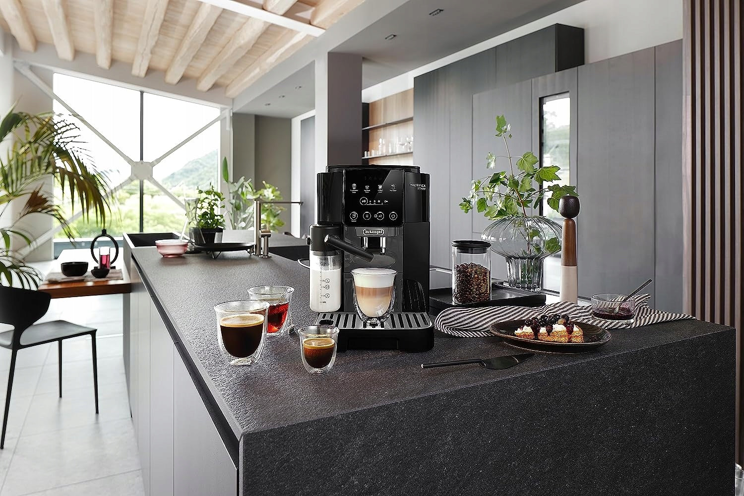 2X Automatic coffee machine DeLonghi Magnifica Start ECAM 220.60.B Model Magnifica Start ECAM 220.60.B