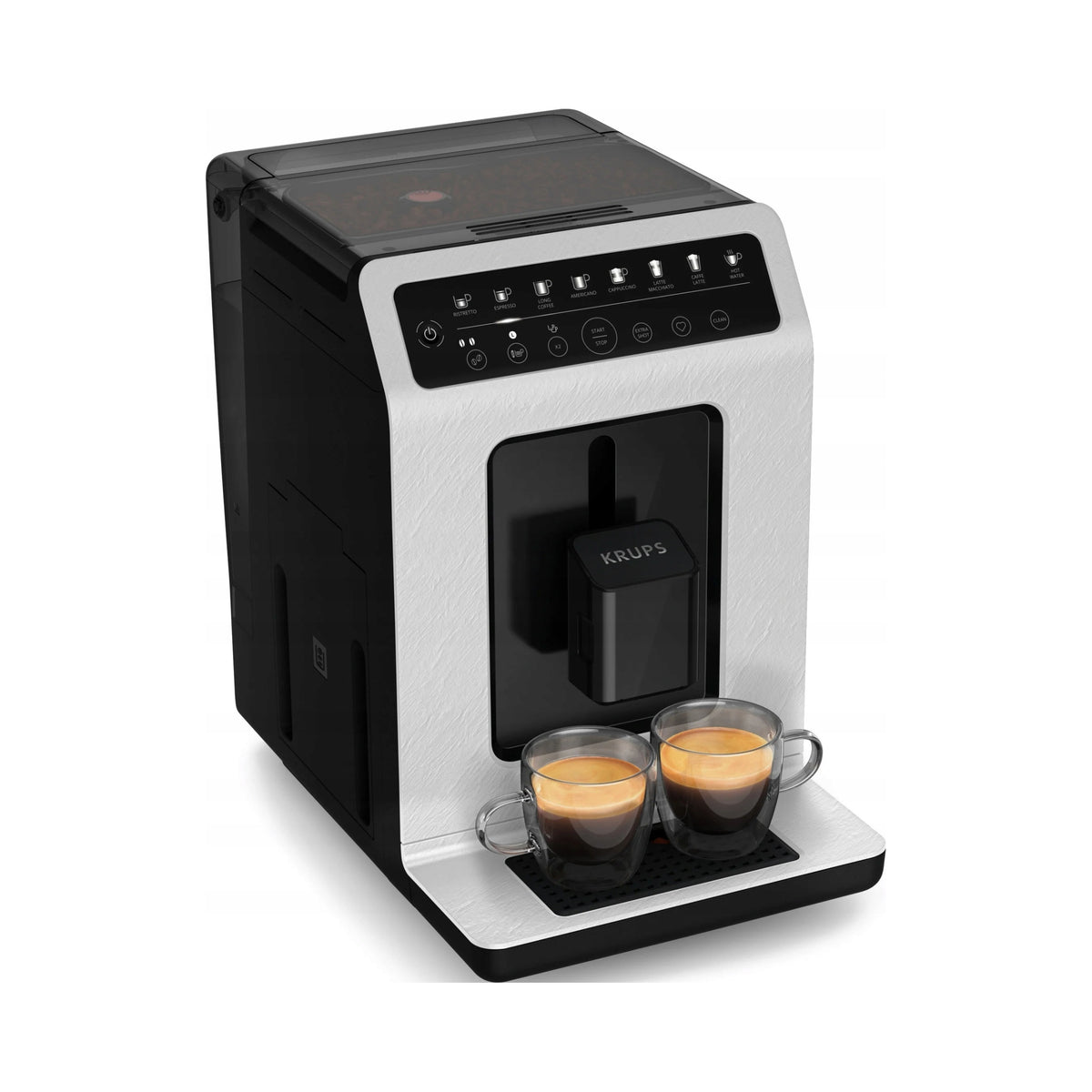 2X Automatic espresso machine Krups EA897A 1450 W white Cappuccino
