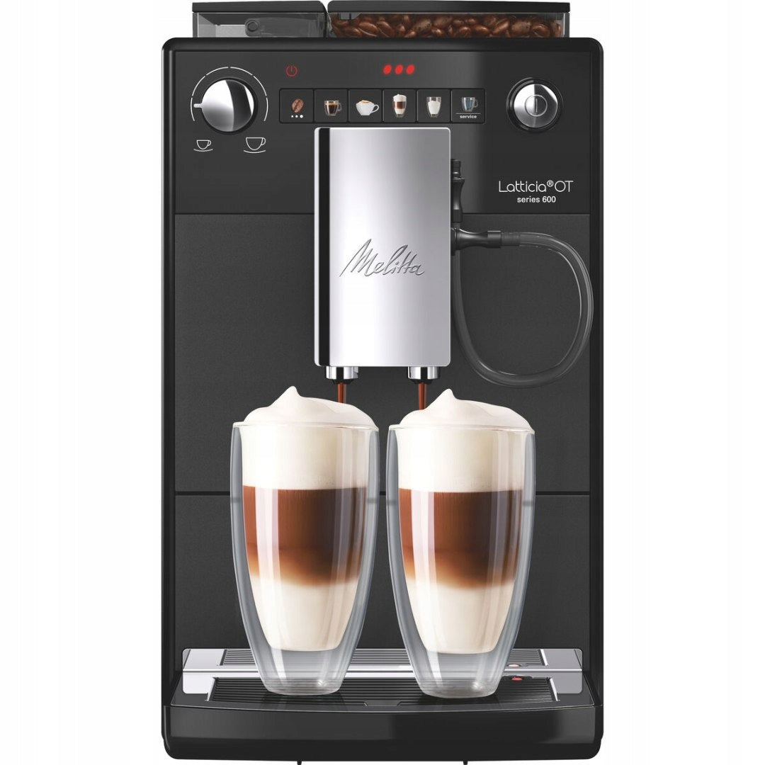 2X Automatic espresso machine Melitta Latticia OT 1450 W Black Mills Brand Melitta