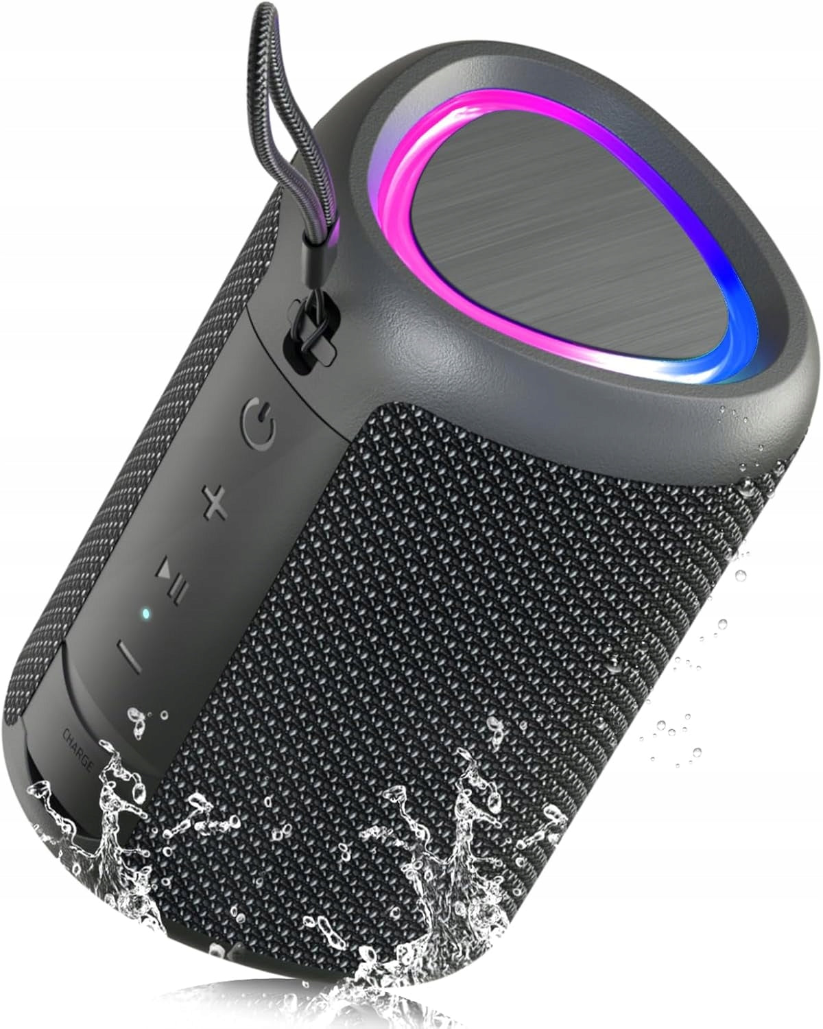 2X BLUETOOTH SPEAKER 5.3 15W TWS IPX5 LED 2500MAH