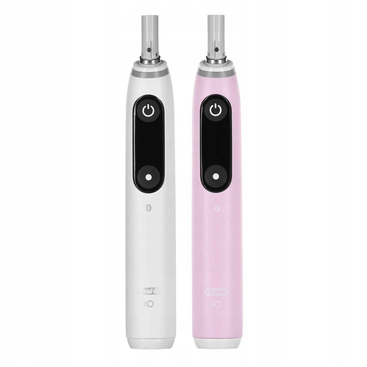 2X BRAUN Oral-B iO6 DuoPack White/Pink Electric Toothbrush Brand Oral-B