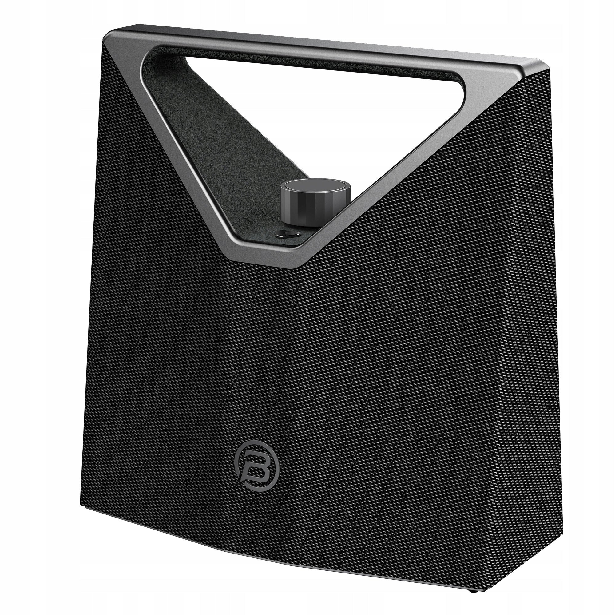 2X BUGANI BRIEF PLUS PORTABLE WIRELESS BLUETOOTH SPEAKER BLACK SILVER