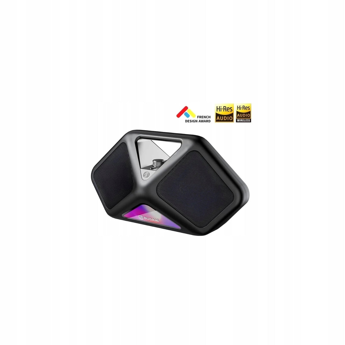 2X BUGANI REFORM PORTABLE WIRELESS BLUETOOTH SPEAKER 5.4 RGB 120W CZA