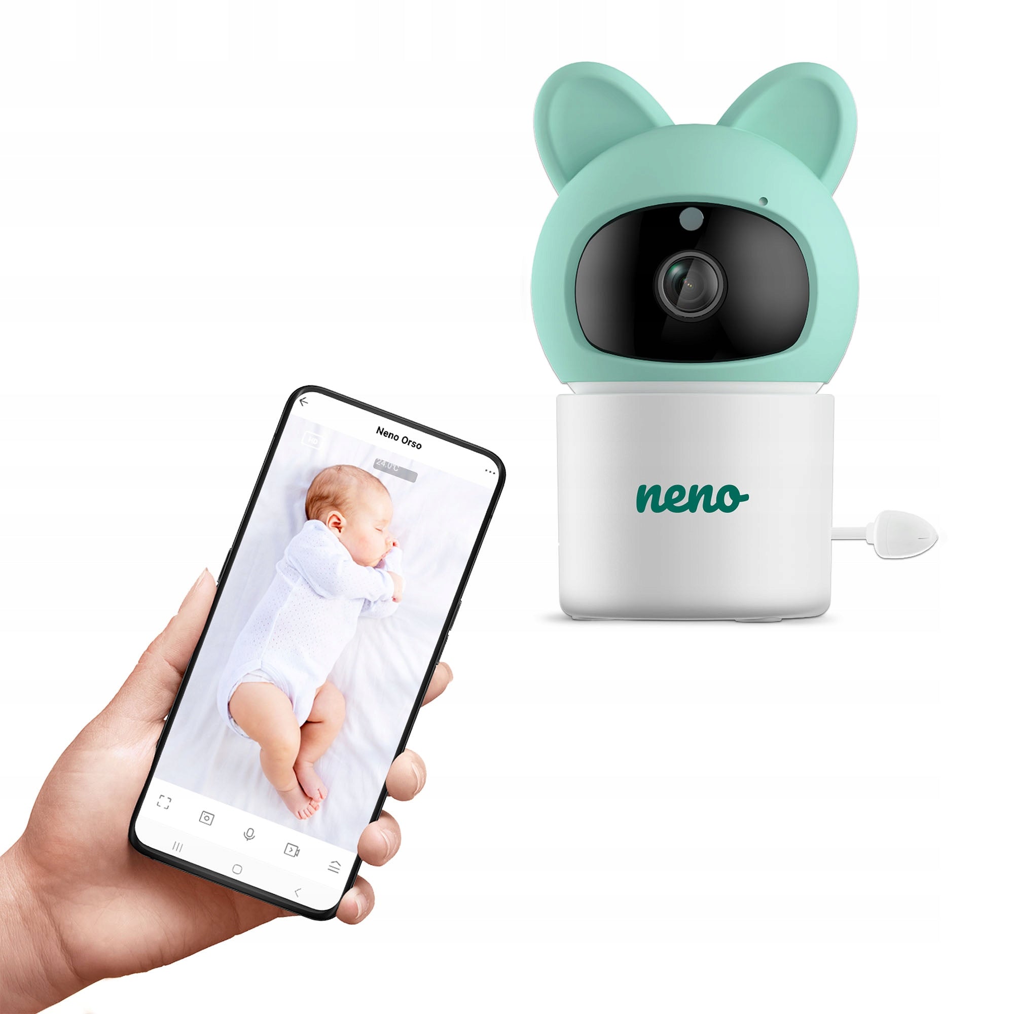 2X Baby Monitor NENO Orso Multicolored