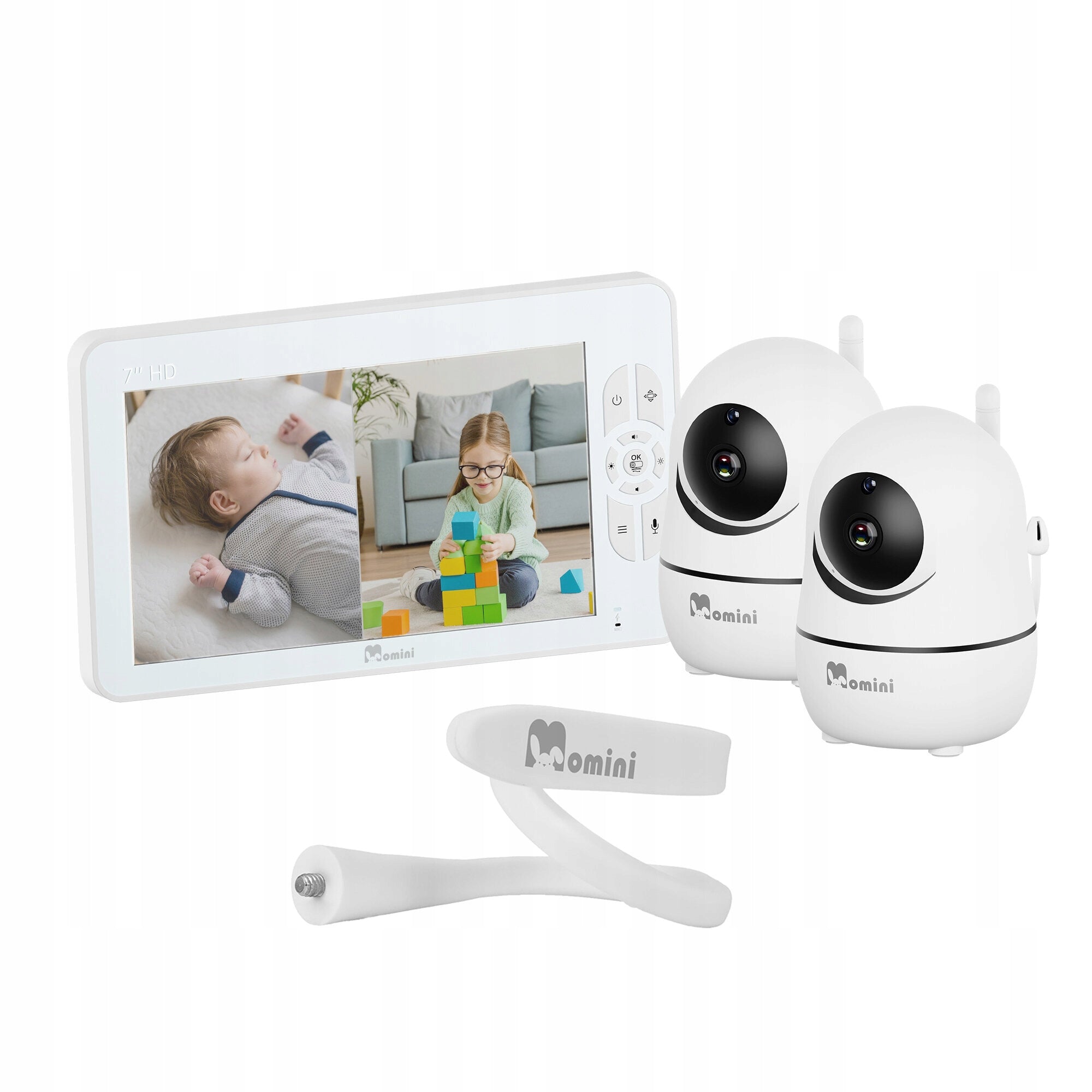 2X Baby monitor DreamWatcher Momini white Brand Momini