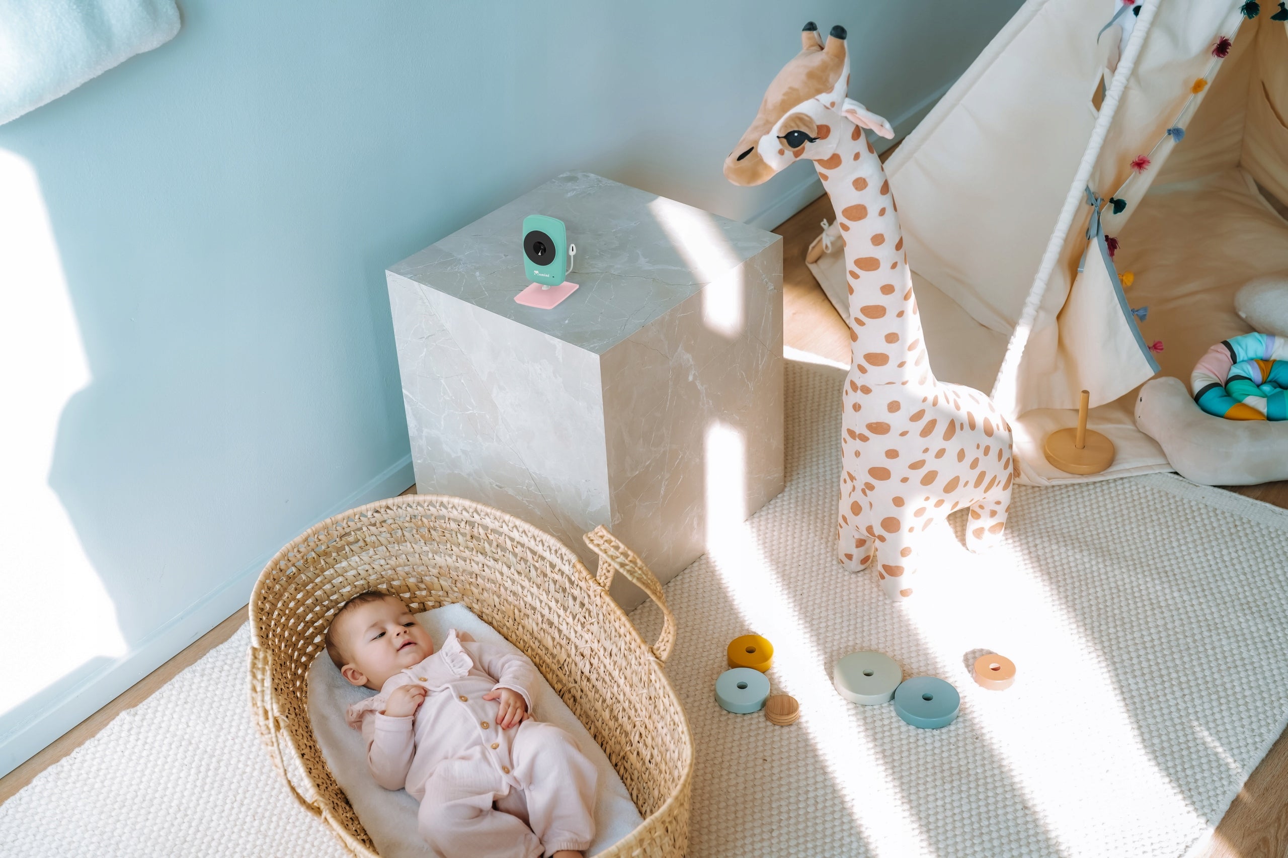 2X Baby monitor Momini BlissView green Brand Momini