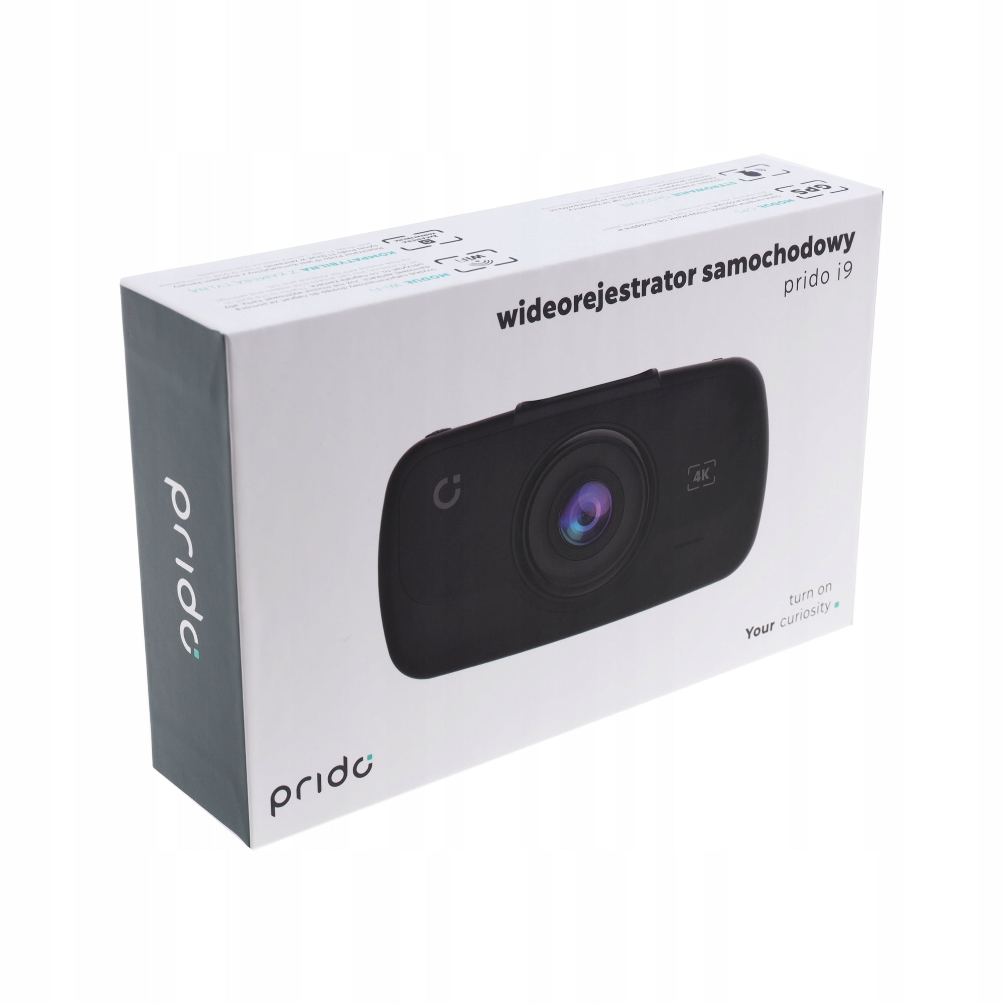 2X CAR CAMERA PRIDO I9 Full HD GPS WIFI 4K