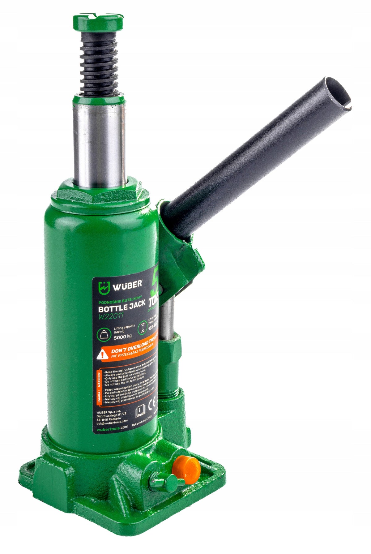 2X CAR LIFT 180-350 MM POST HYDRAULIC JACK VALVE 5 T Brand Wuber