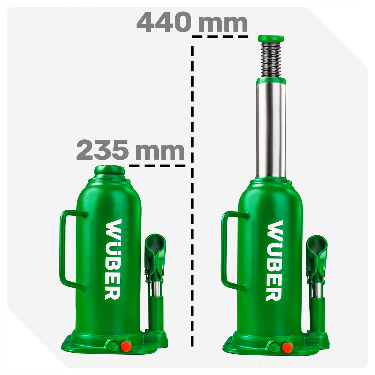 2X CAR LIFT 235-440 MM POST HYDRAULIC BOTTLE VALVE 2 Brand Wuber