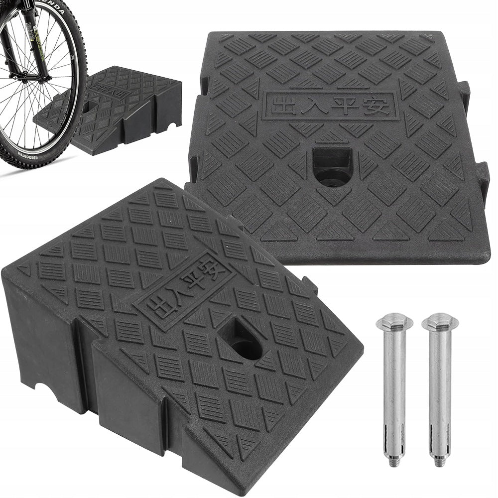 2X Car Overrun 11cm To The Curb Driveway Curb Ramp Angle 25°