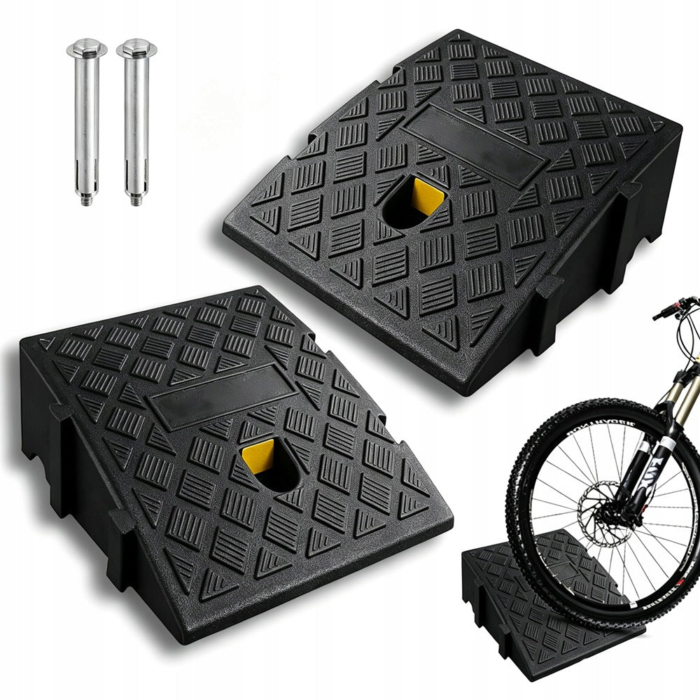 2X Car Overruns Inrun Ramp Driveway With Anti-Slip Reflectors