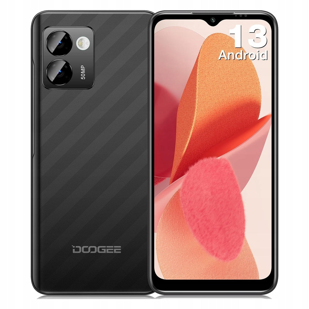 2X DOOGEE N50 Pro 8/256 GB, 4200 mAh, smartphone, black
